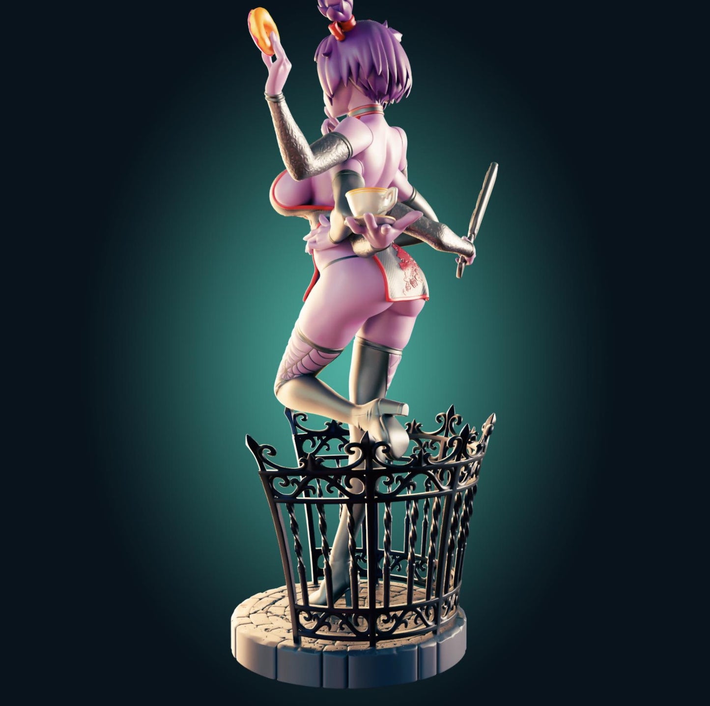 Spider Girl Model Kit | 3D Resin Print Figurine | Designed by Officer Rhu