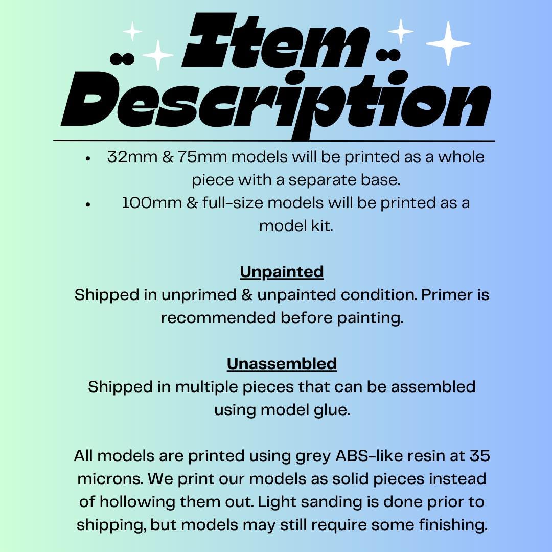 Goat Mom Model Kit | 3D Resin Print Figurine | Officer Rhu