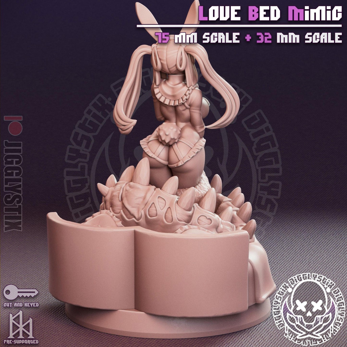 Mimic Girl Pin Up Miniature Bundle | Jigglystix