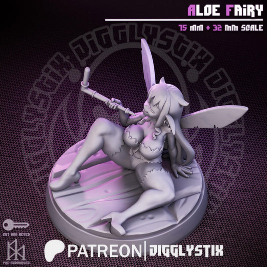 Aloe Fairy Pin Up Miniature | Jigglystix