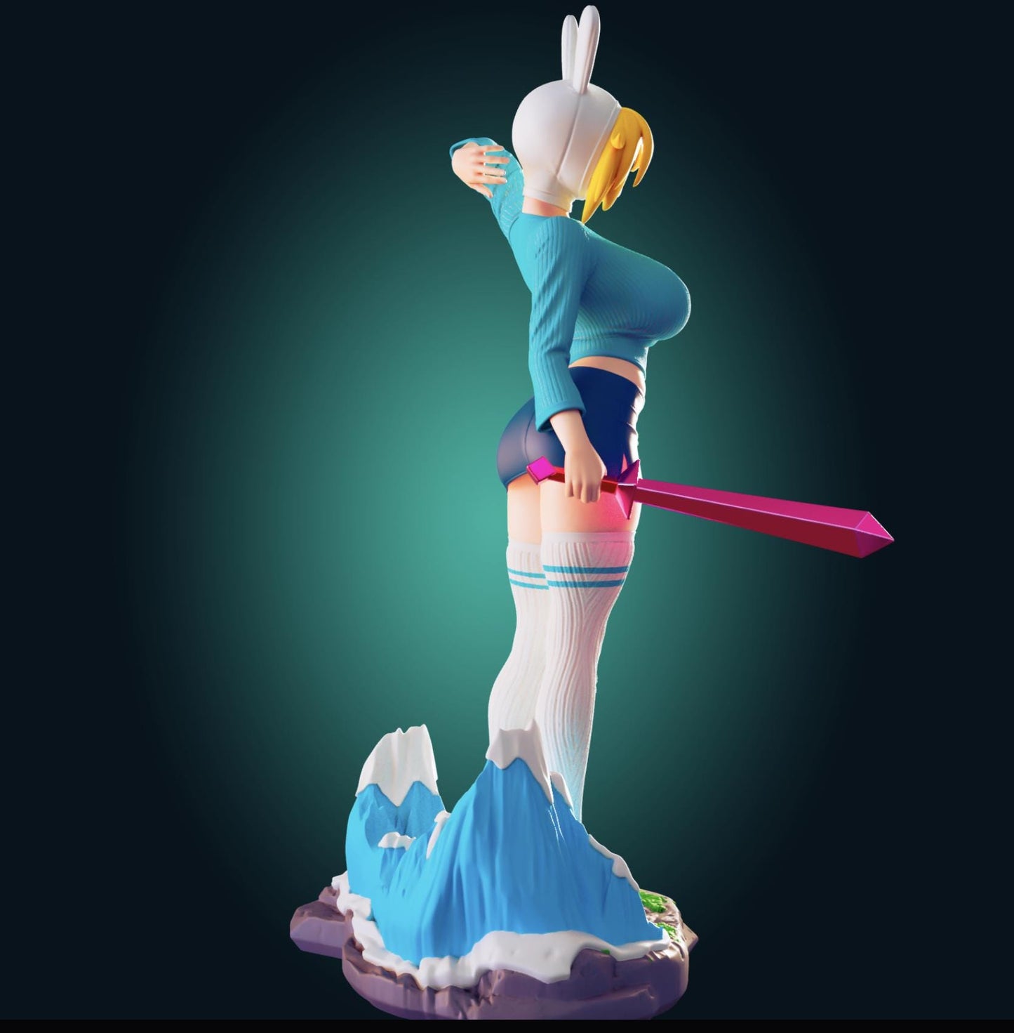 Bunny Girl Model Kit | 3D Resin Print Figurine | Officer Rhu