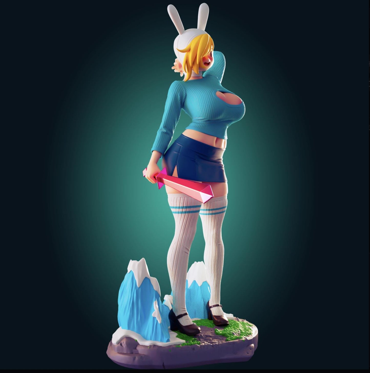 Bunny Girl Model Kit | 3D Resin Print Figurine | Officer Rhu