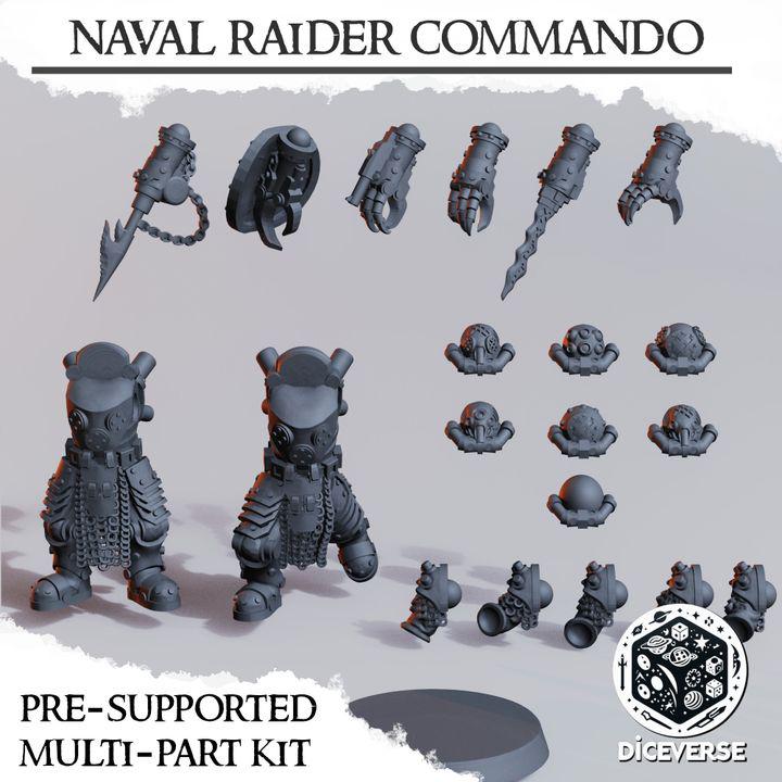 Naval Raider Commando | 32mm Scale | Trench Crusade | Diceverse