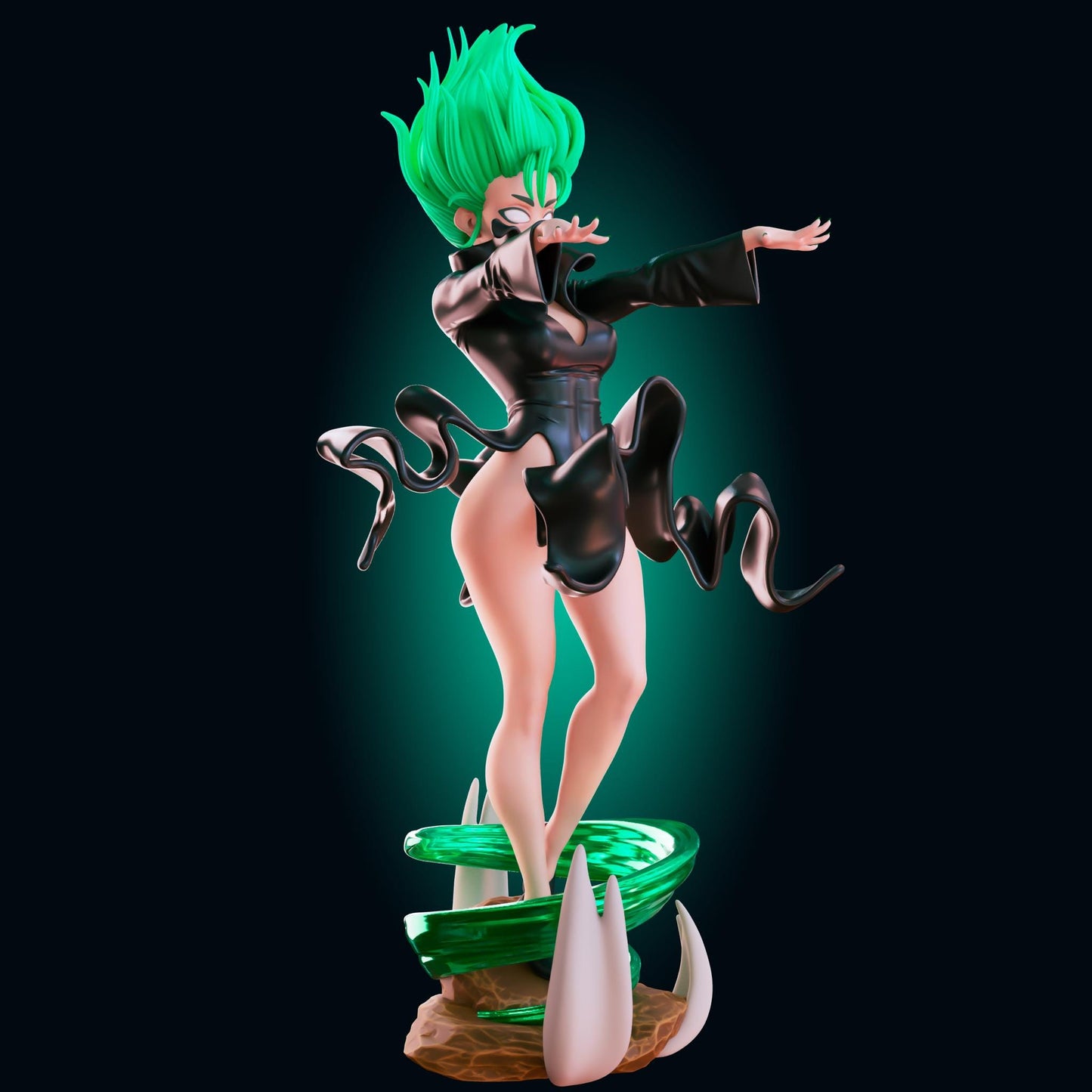 Psychic Girl Model Kit | 3D Resin Print Figurine | Officer Rhu