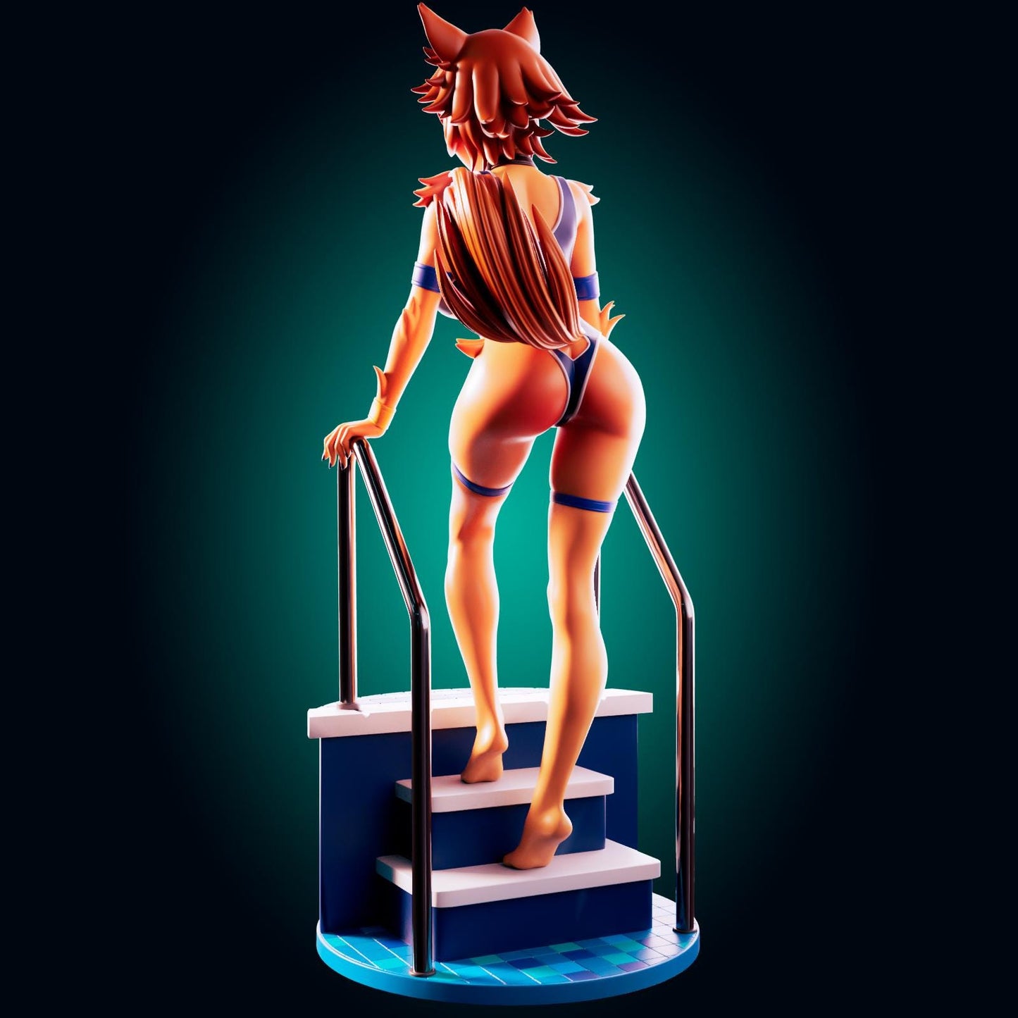 Puppy Girl Model Kit | 3D Resin Print Figurine | Officer Rhu