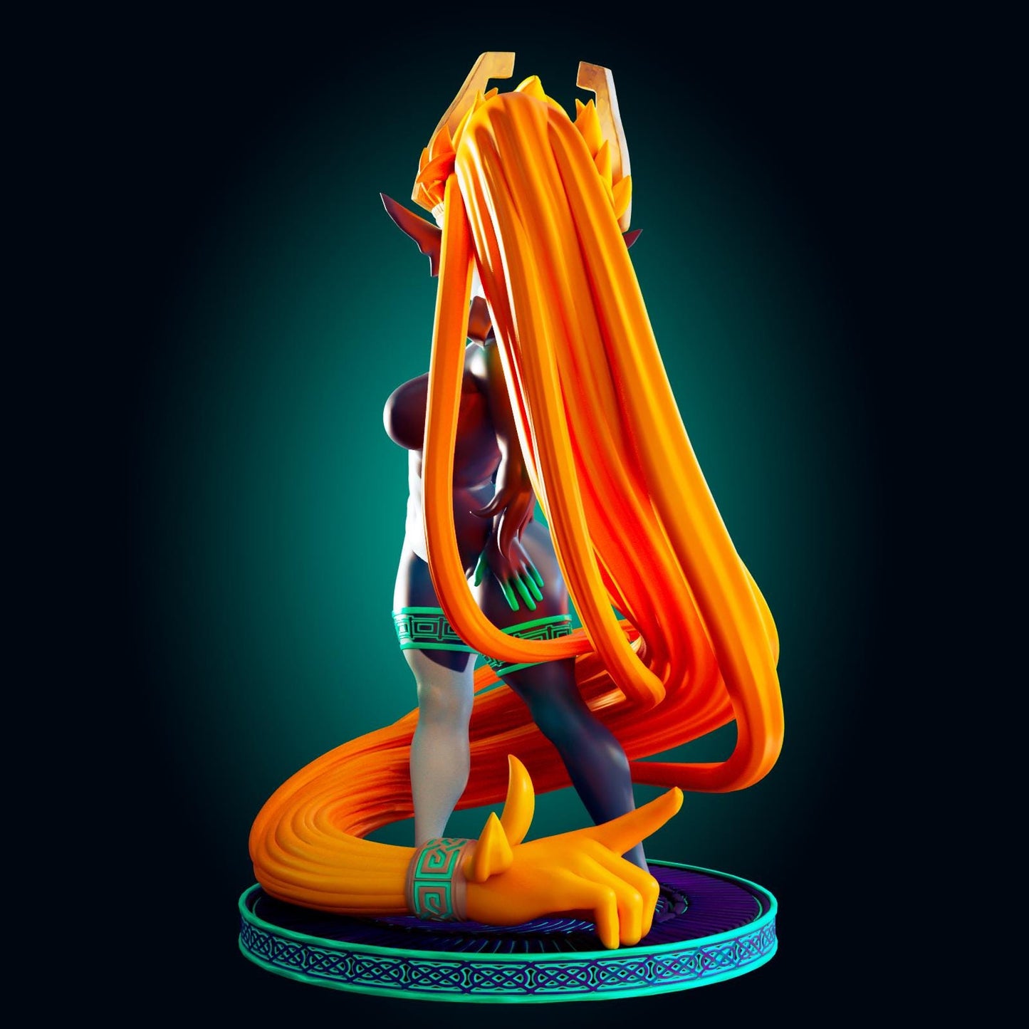 Goblin Princess Model Kit | 3D Resin Print Figurine | Officer Rhu
