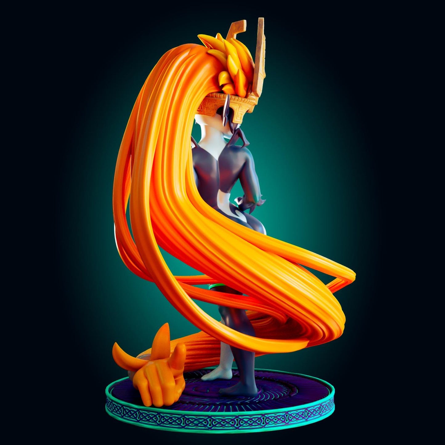 Goblin Princess Model Kit | 3D Resin Print Figurine | Officer Rhu
