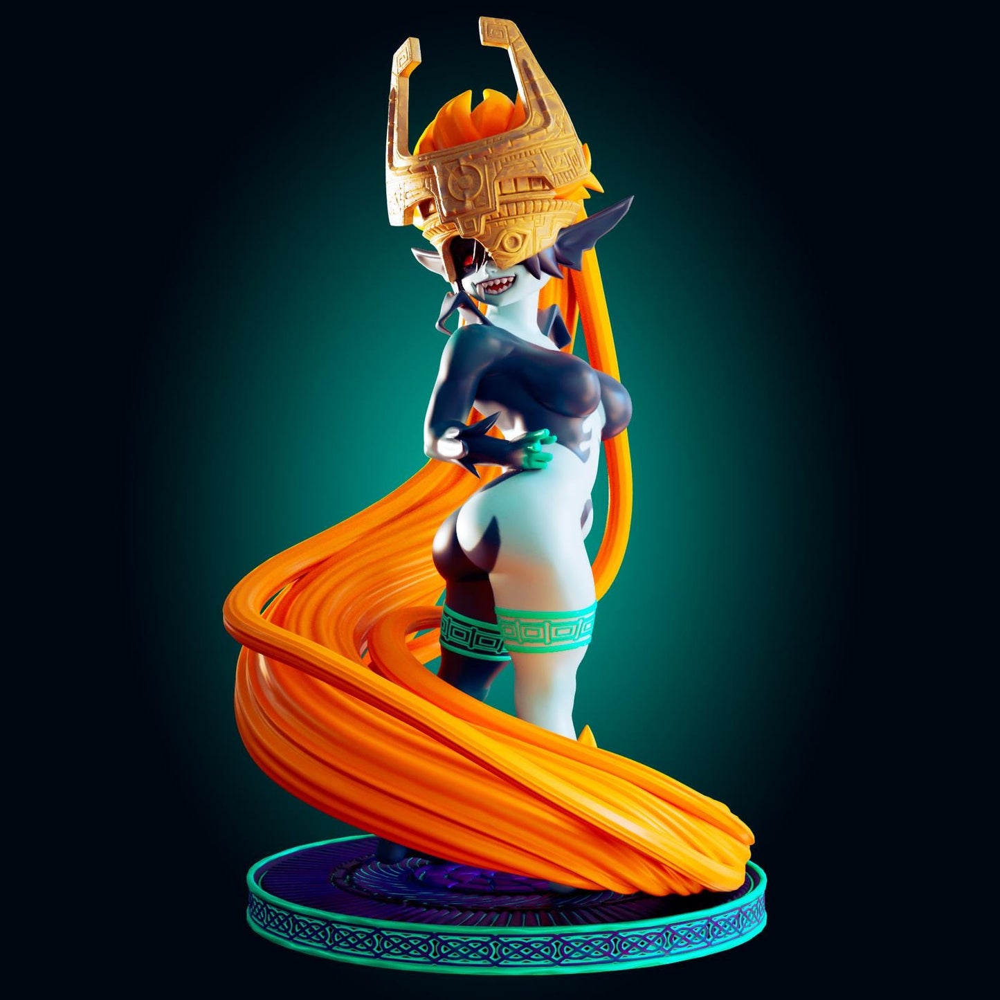 Goblin Princess Model Kit | 3D Resin Print Figurine | Officer Rhu