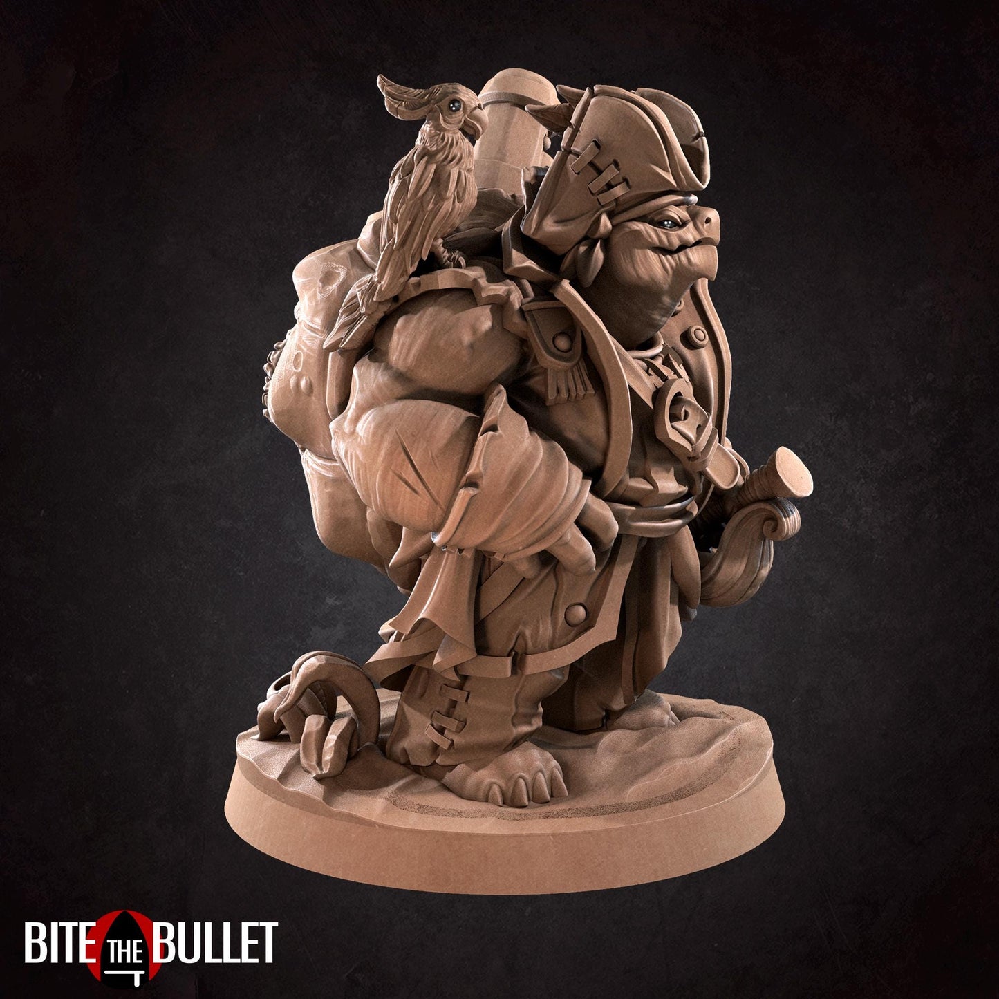 Tortle Pirate Miniature | Bite the Bullet
