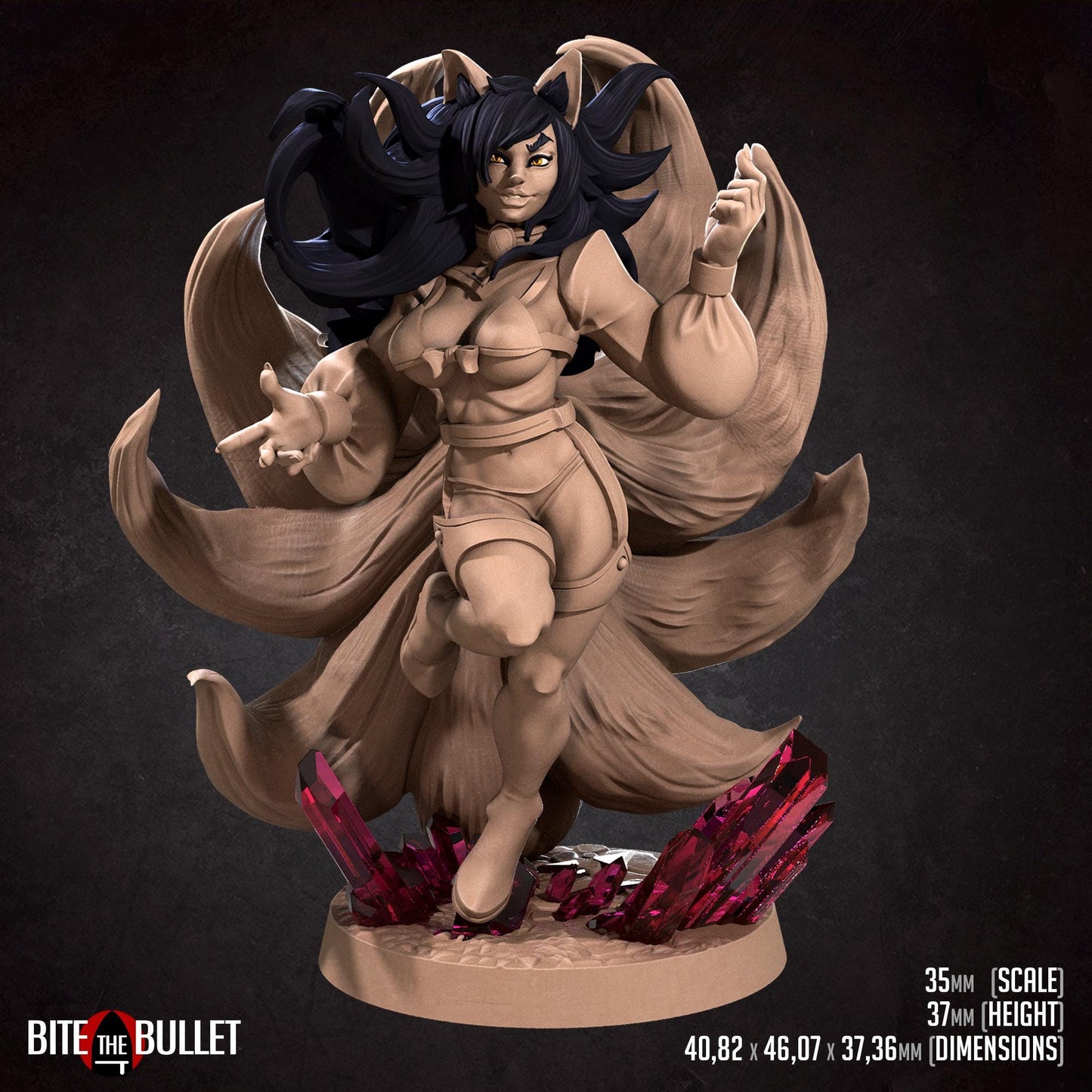 Lady Mahrian, the Foxfolk Maid Miniature | Bite the Bullet