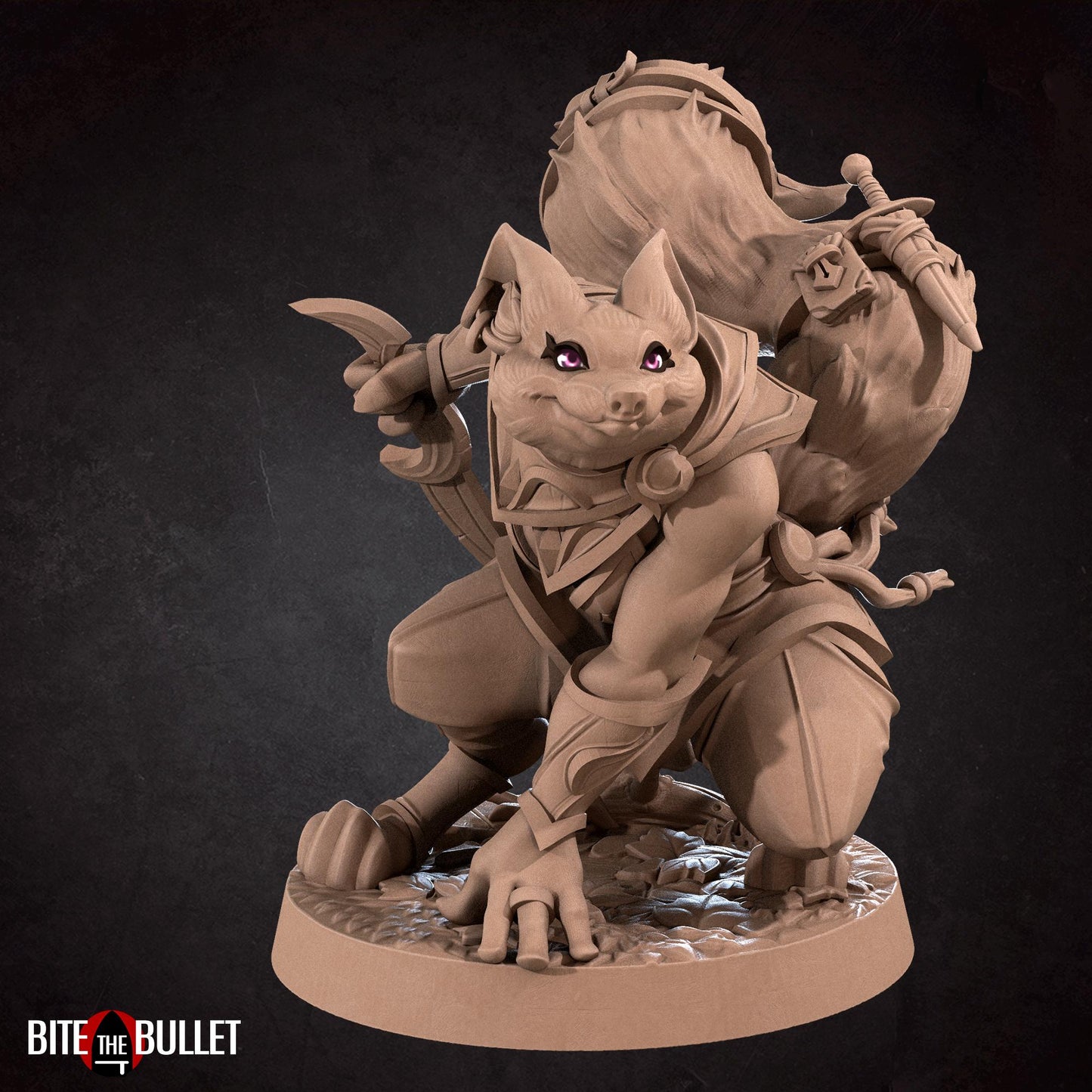 Foxfolk Rogue Miniature | Bite the Bullet
