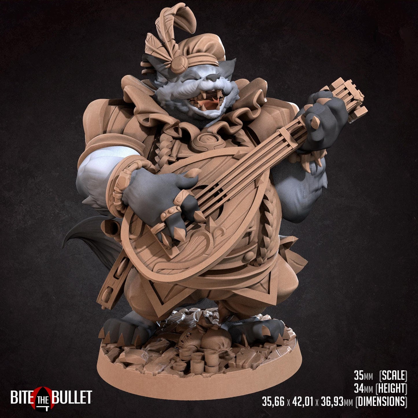 Foxfolk Bard Miniature | Bite the Bullet