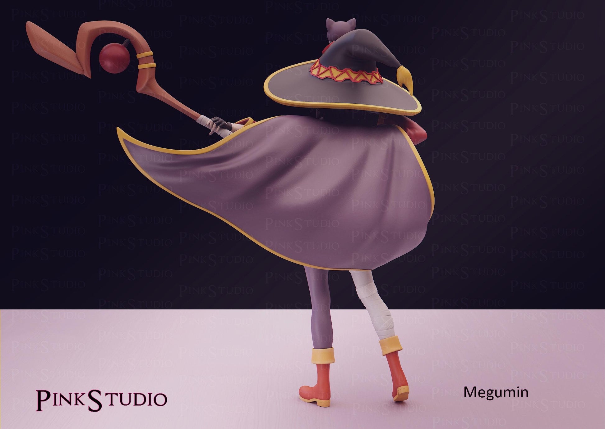 Konosuba Inspired Fanart Megumin Model Resin Kit 17cm