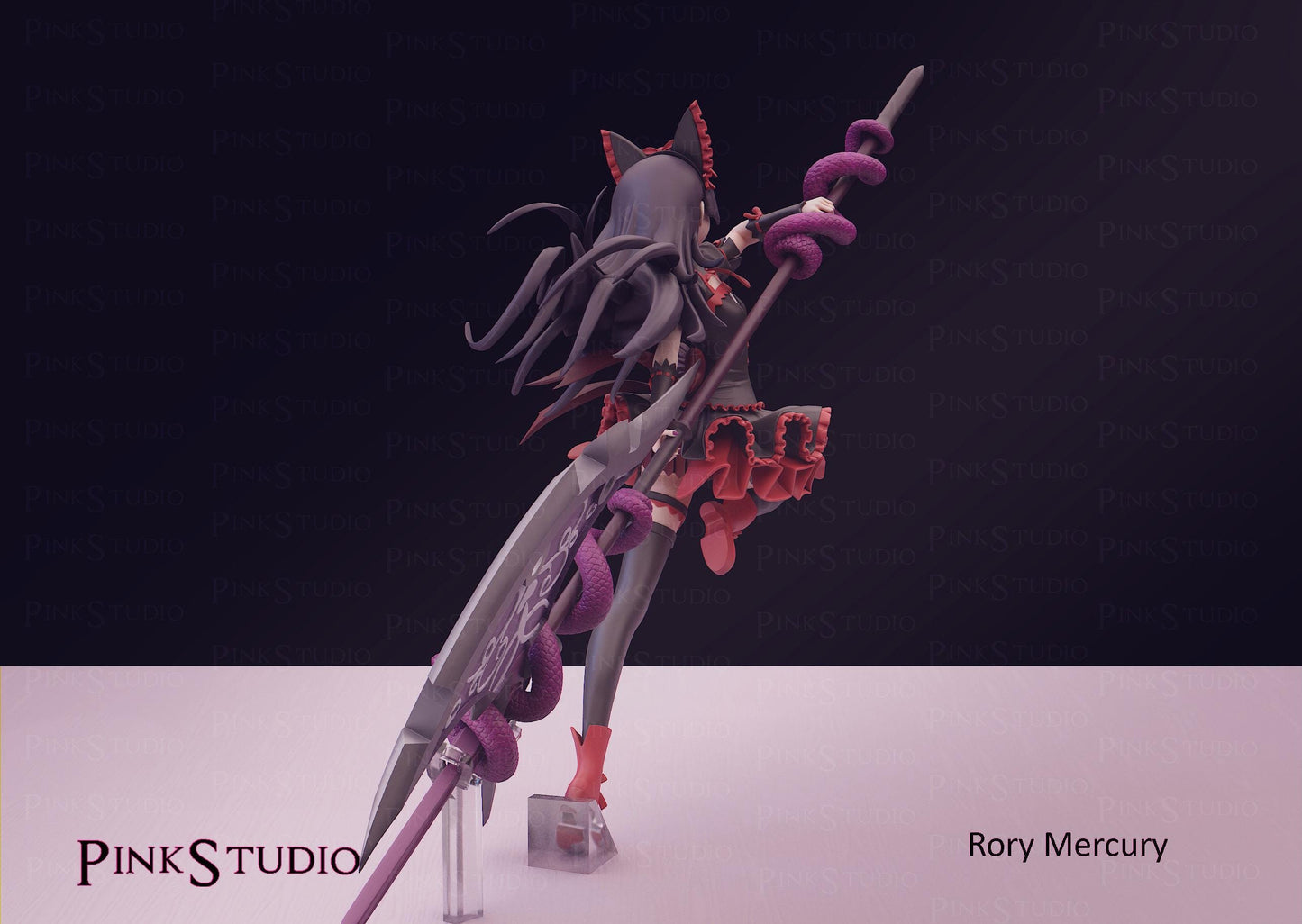 Gate Inspired Fanart Rory Mercury Resin Kit Model 18cm