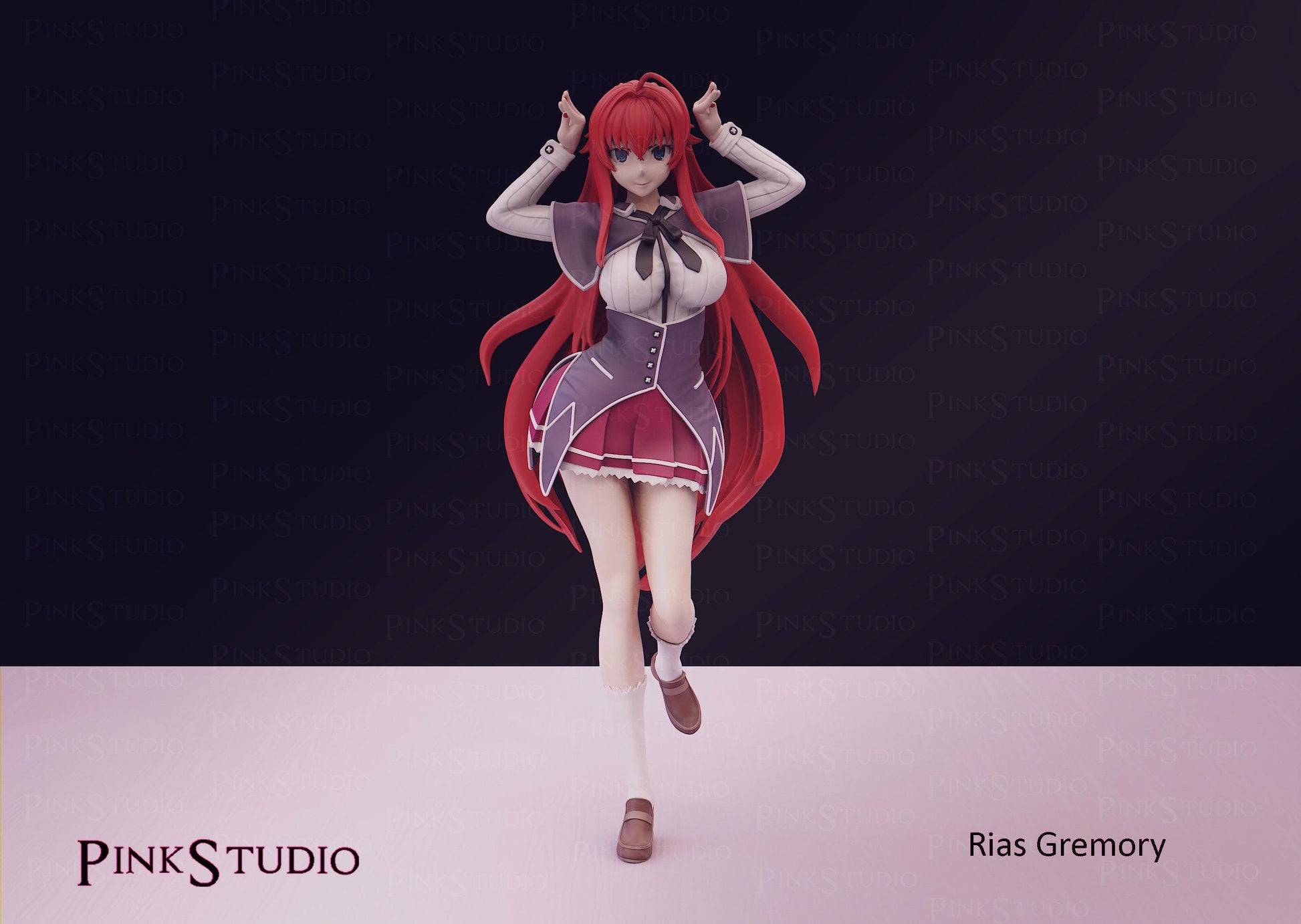 Rias Gremory Inspired Fanart High School DxD Resin Model Kit