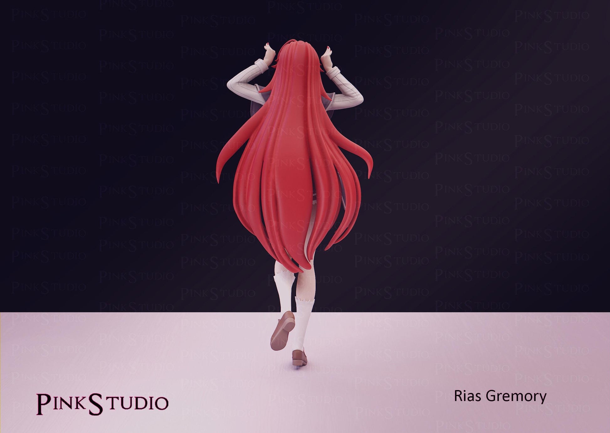 Rias Gremory Inspired Fanart High School DxD Resin Model Kit