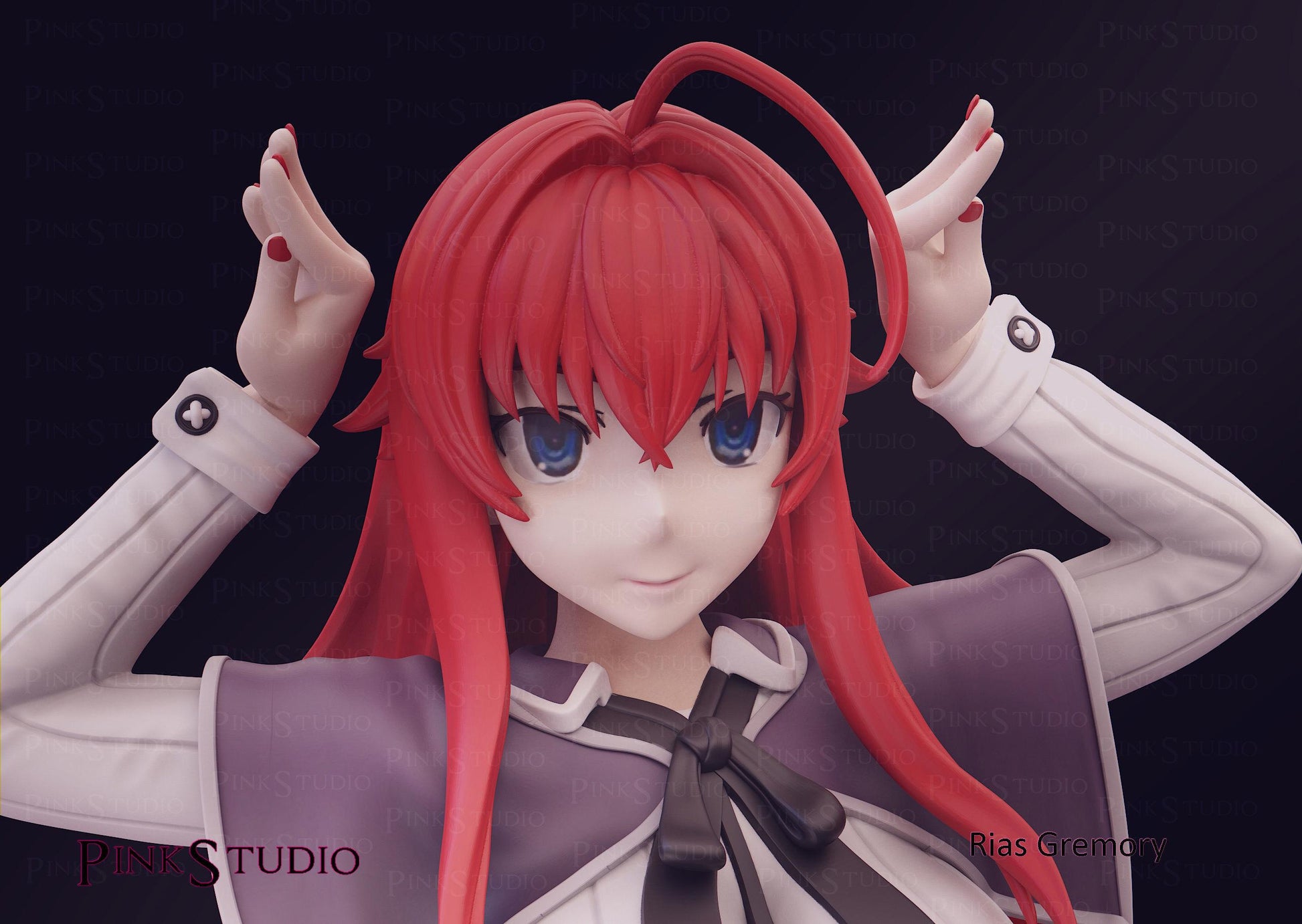 Rias Gremory Inspired Fanart High School DxD Resin Model Kit