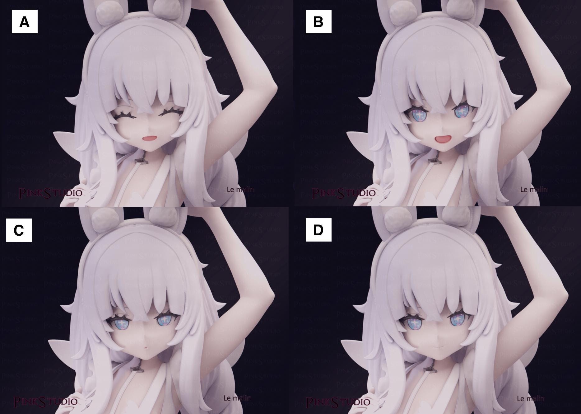 Azur Lane Inspired Fanart Le Malin Resin Model Kit 17cm