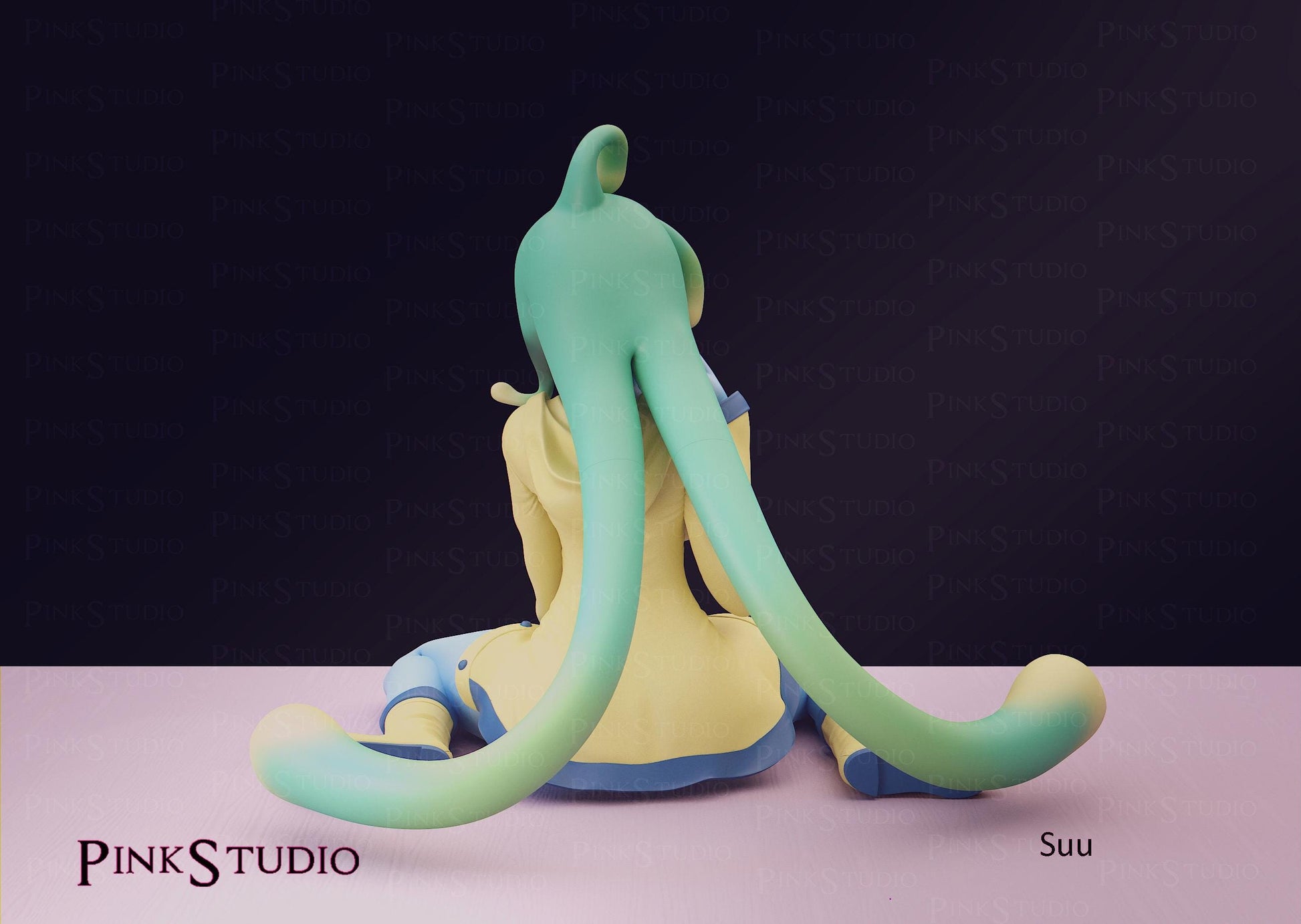 Monster Musume Inspired Fanart Suu Resin Model Kit 14cm