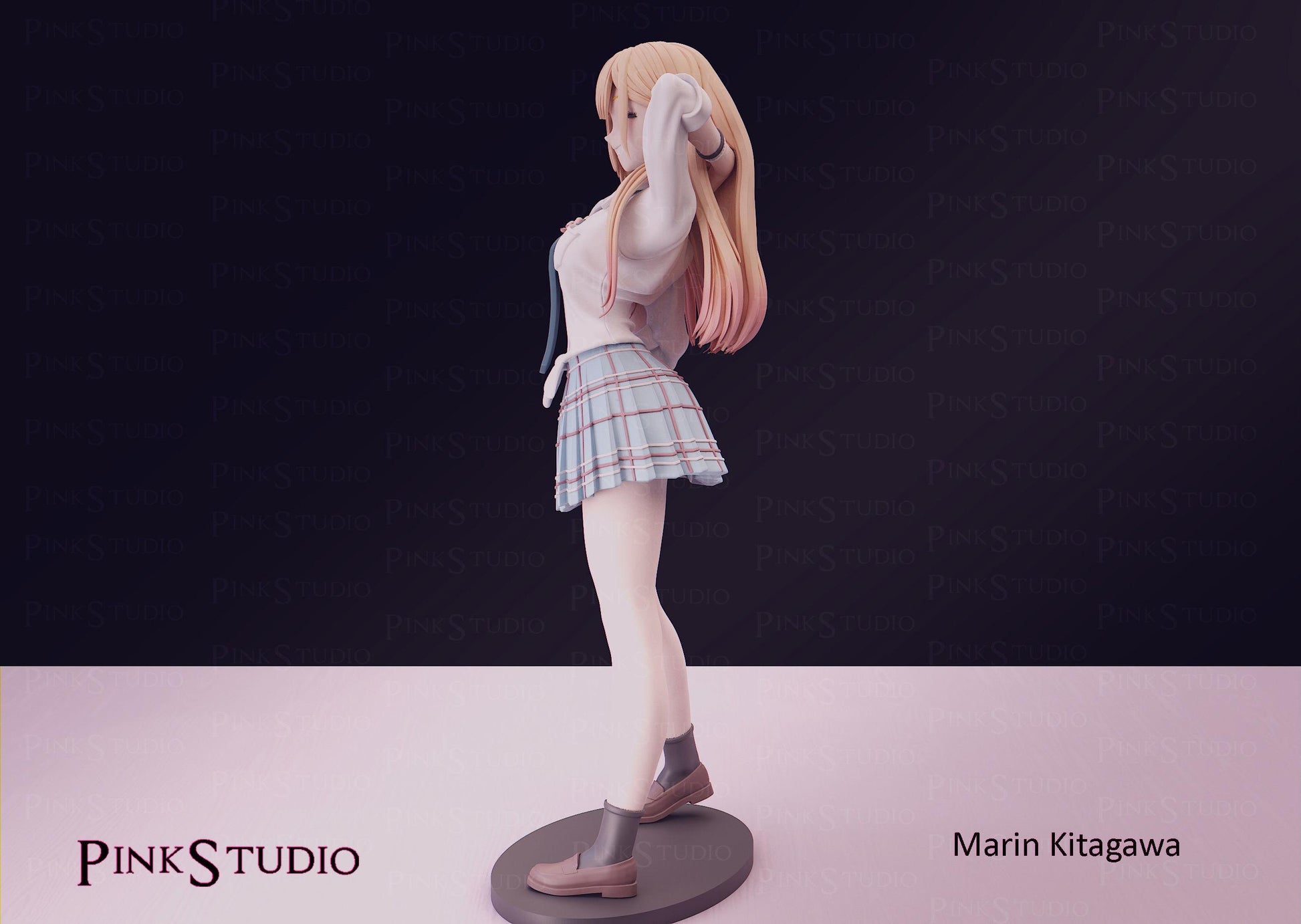 My Dress Up Darling Inspired Fanart - Marin Kitagawa Resin Model Kit 17cm