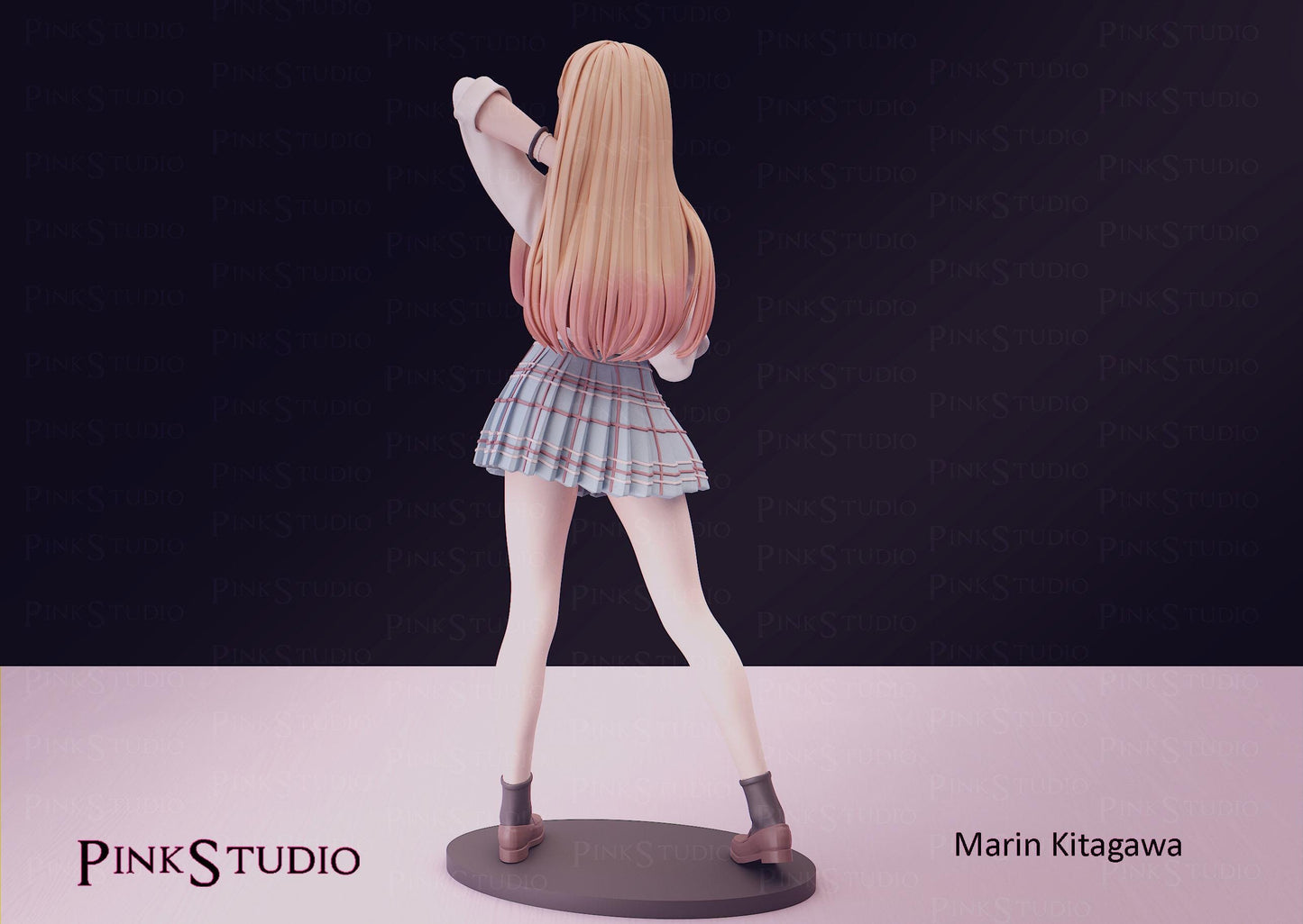 My Dress Up Darling Inspired Fanart - Marin Kitagawa Resin Model Kit 17cm