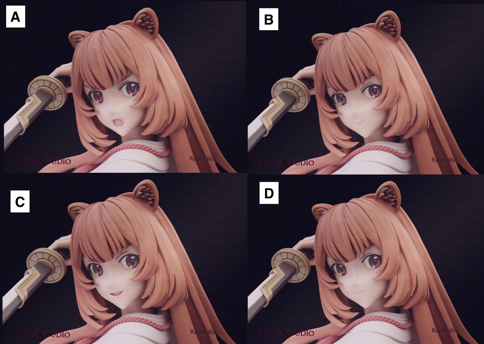 The Rising of the Shield Hero Inspired Fanart Raphtalia Resin Model Kit 19cm