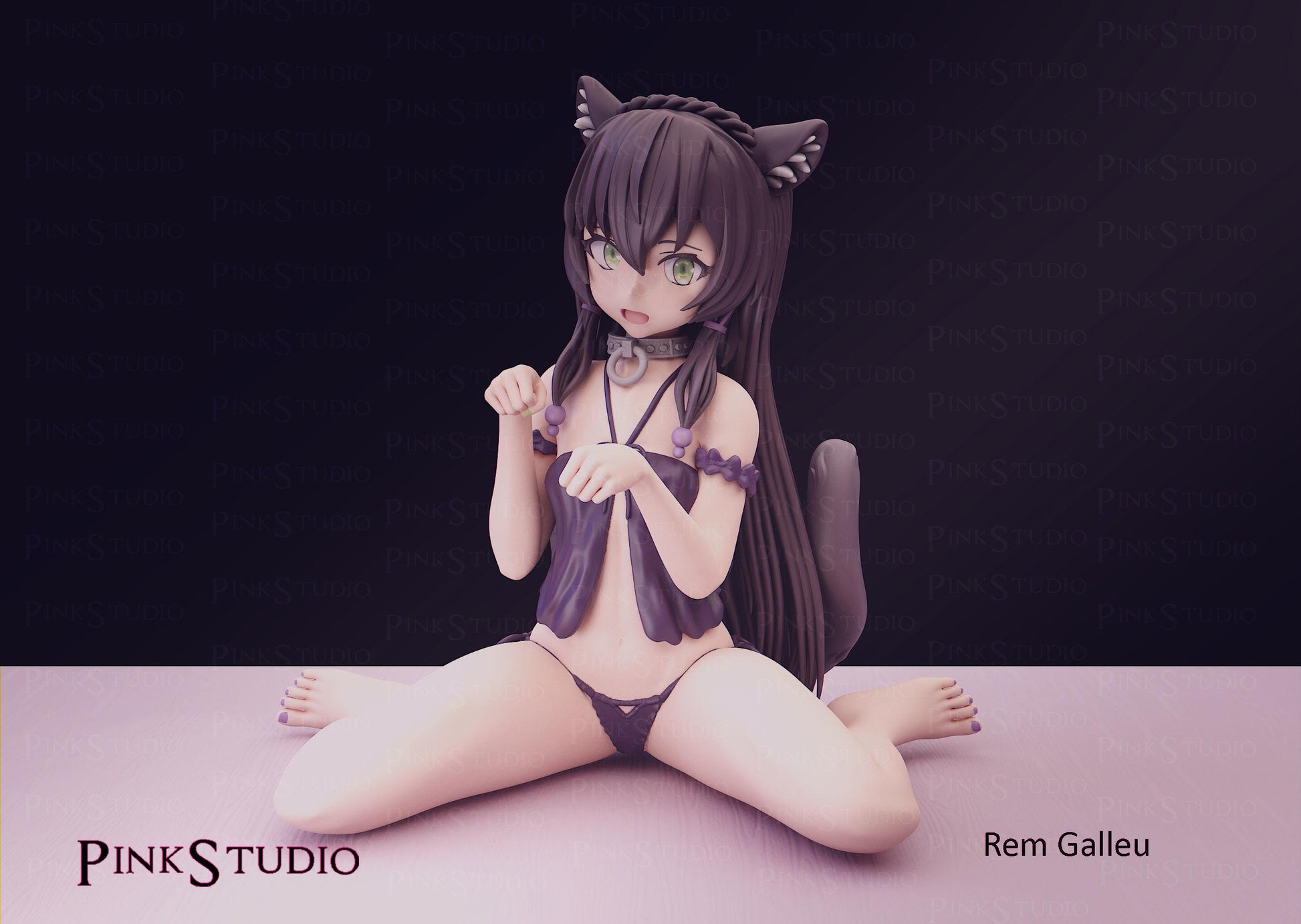 How Not to Summon a Demon Lord Inspired Fanart Rem Galleu Resin Kit Model