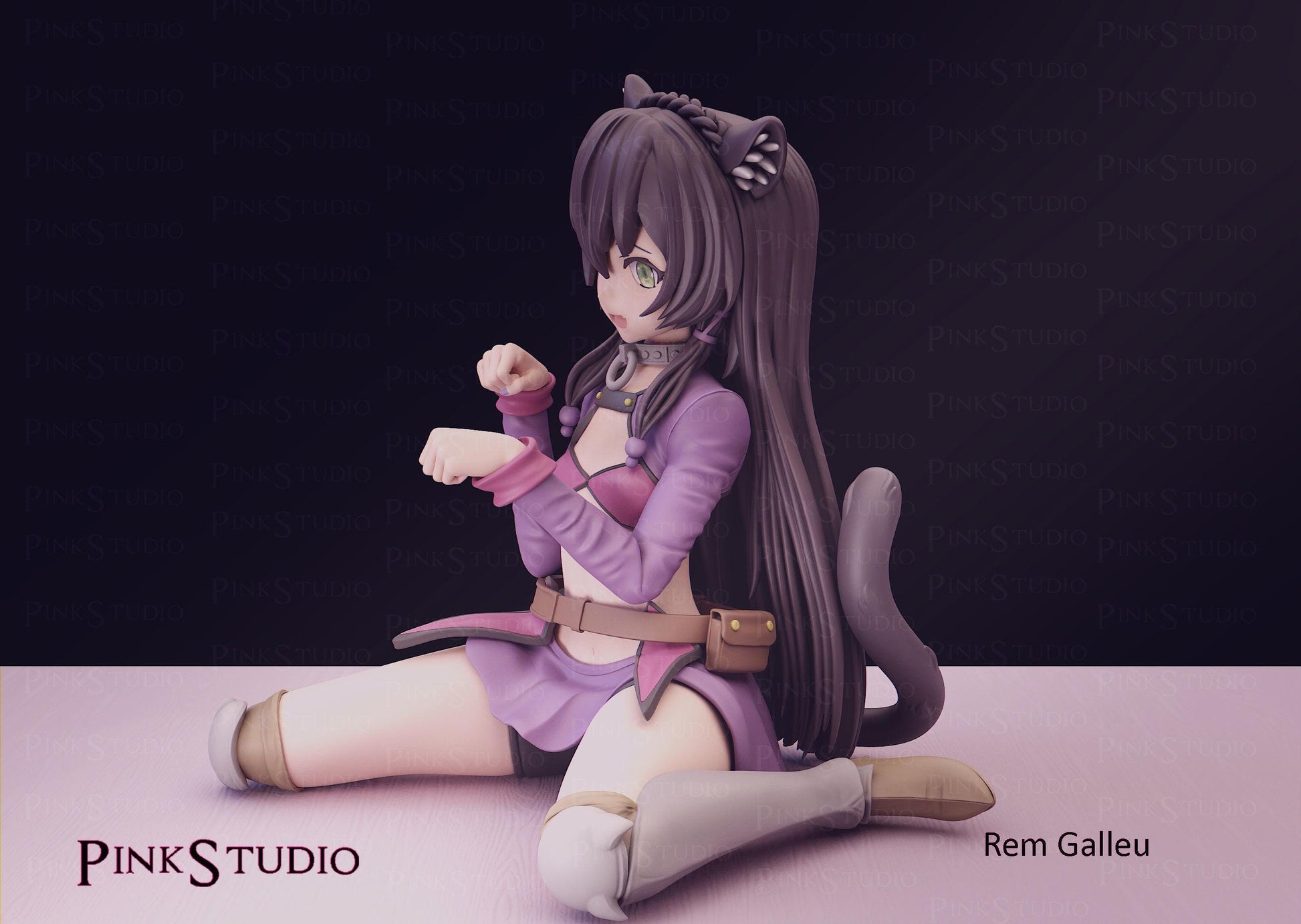 How Not to Summon a Demon Lord Inspired Fanart Rem Galleu Resin Kit Model