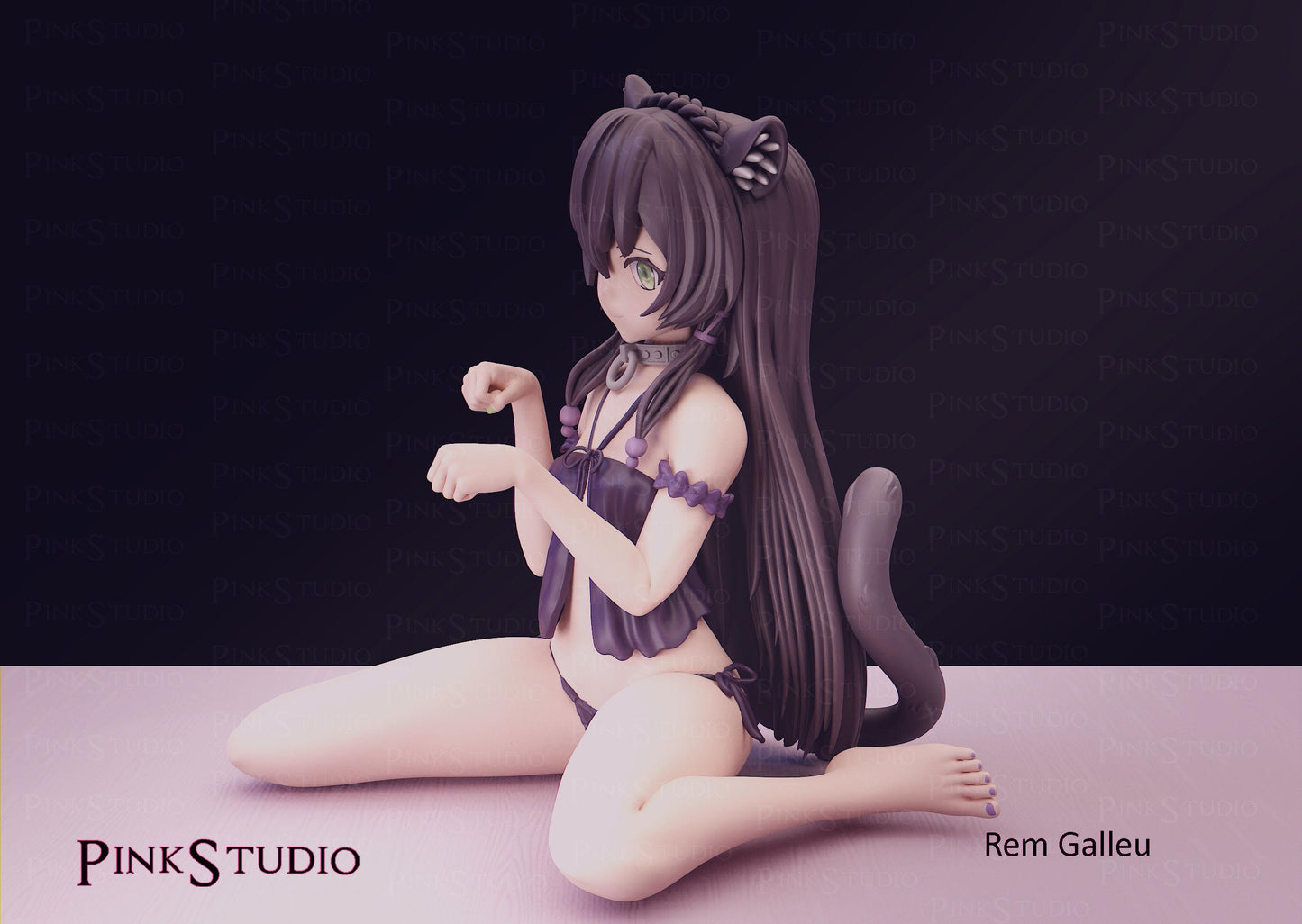 How Not to Summon a Demon Lord Inspired Fanart Rem Galleu Resin Kit Model