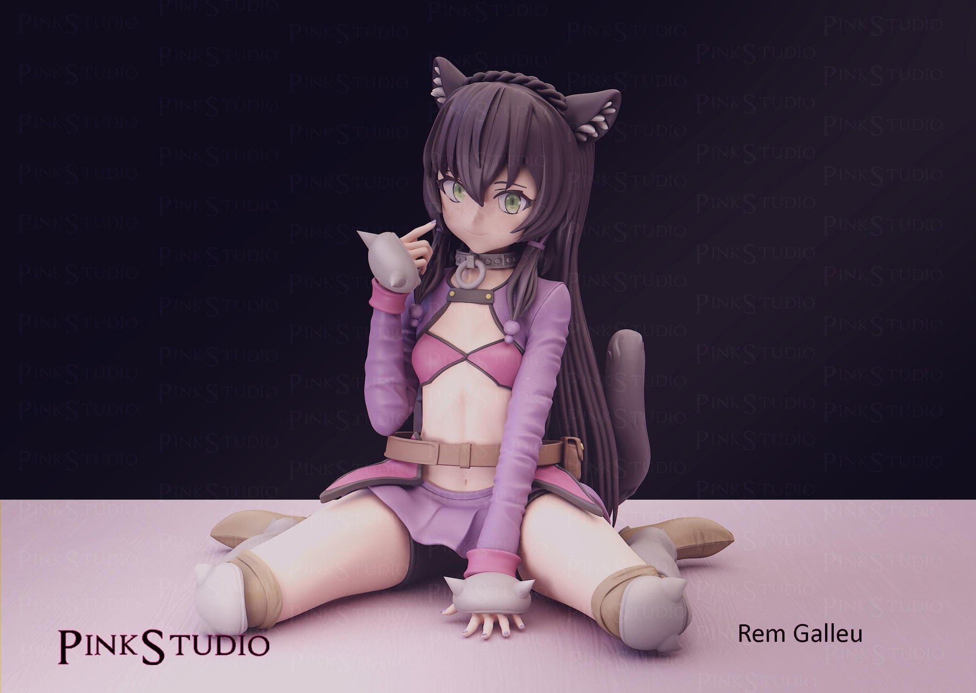 How Not to Summon a Demon Lord Inspired Fanart Rem Galleu Resin Kit Model