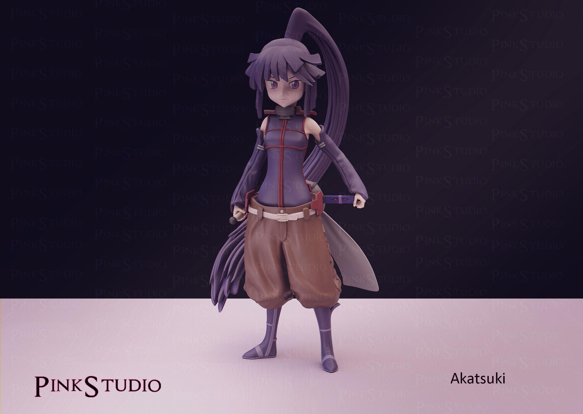 Log Horizon Inspired Fanart Akatsuki Resin Model Kit 14cm