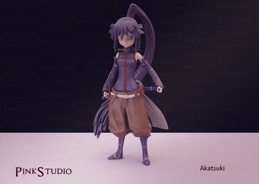 Log Horizon Inspired Fanart Akatsuki Resin Model Kit 14cm