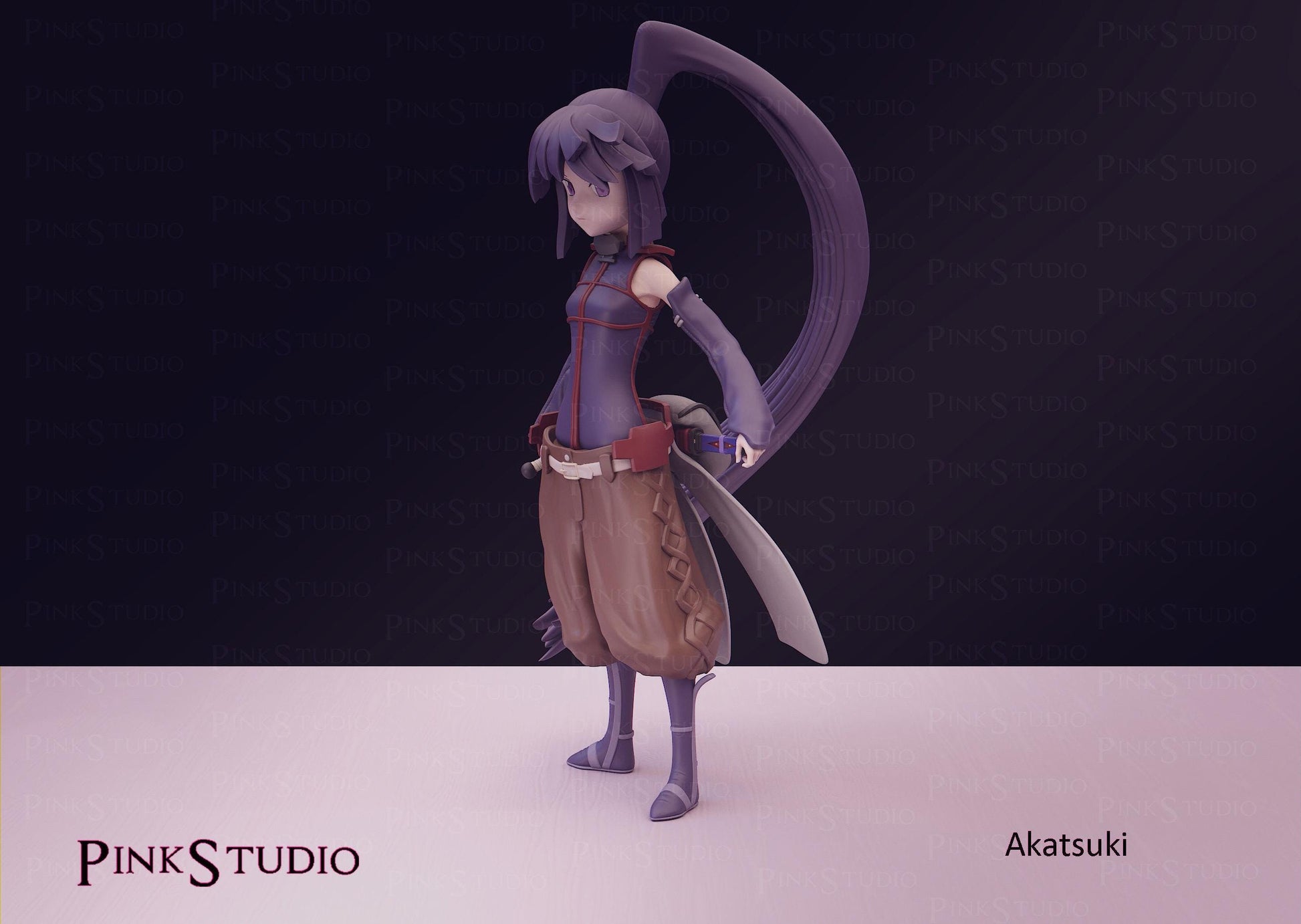 Log Horizon Inspired Fanart Akatsuki Resin Model Kit 14cm
