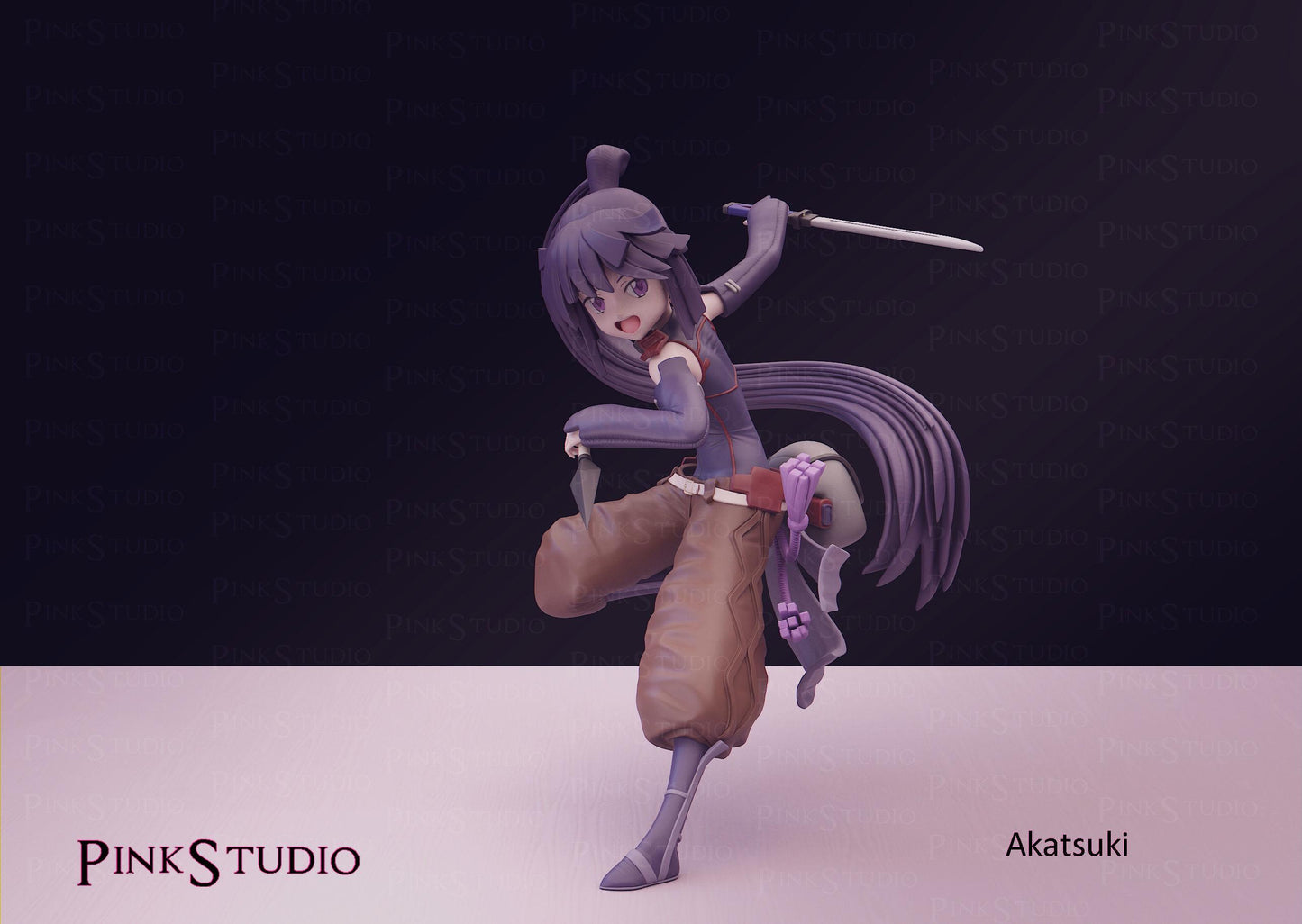 Log Horizon Inspired Fanart Akatsuki Resin Model Kit 14cm