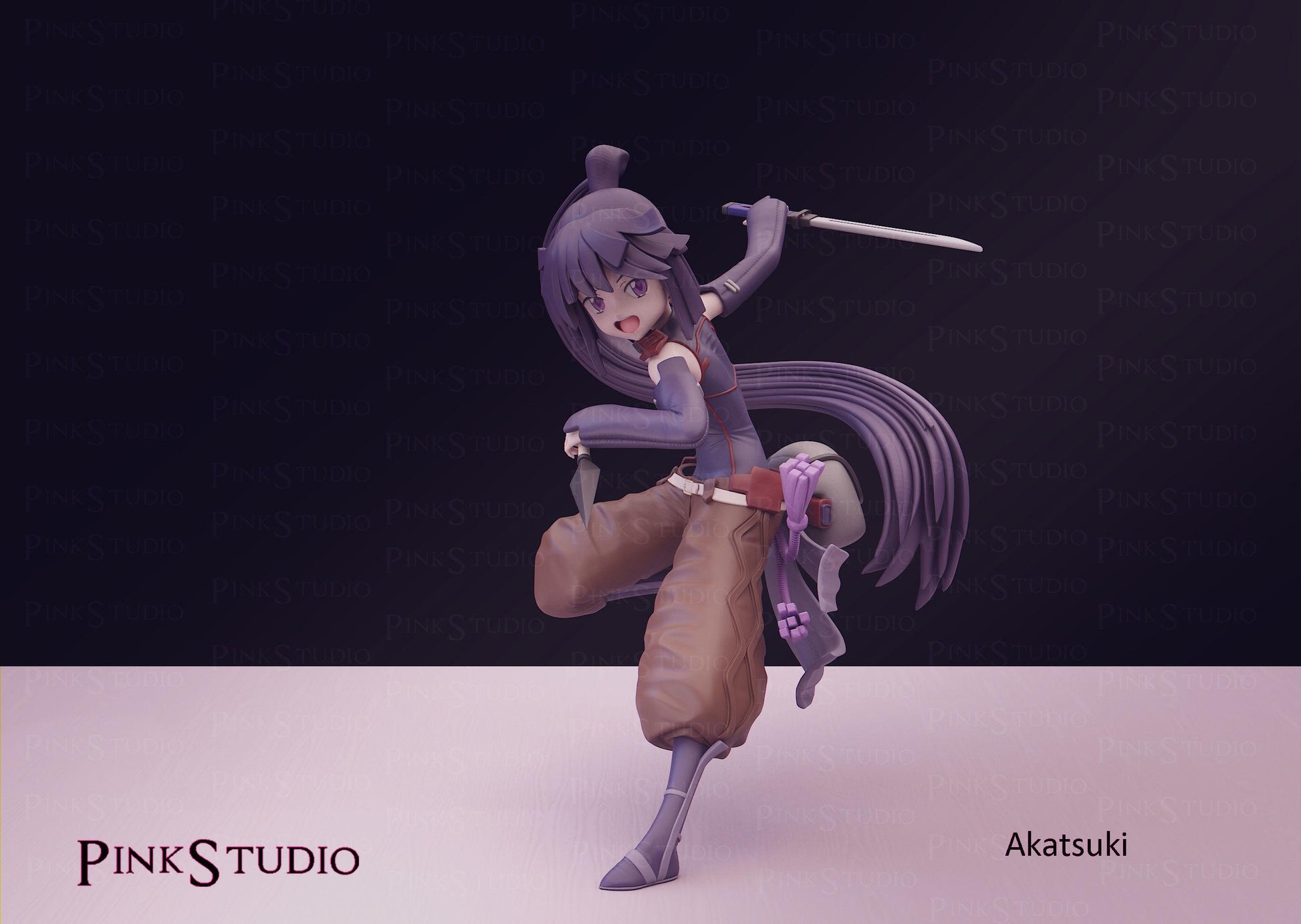 Log Horizon Inspired Fanart Akatsuki Resin Model Kit 14cm
