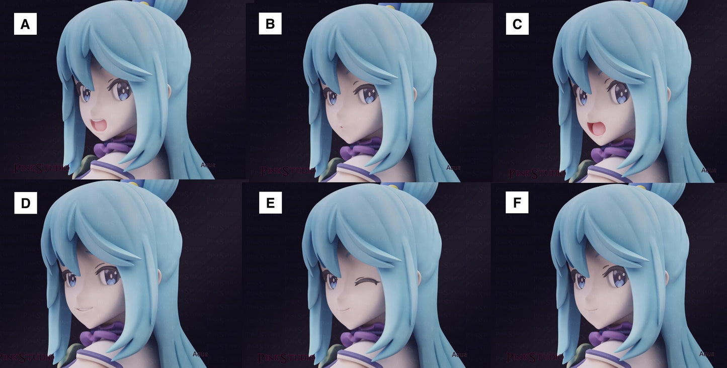 Konosuba Inspired Fanart Aqua Resin Model Kit