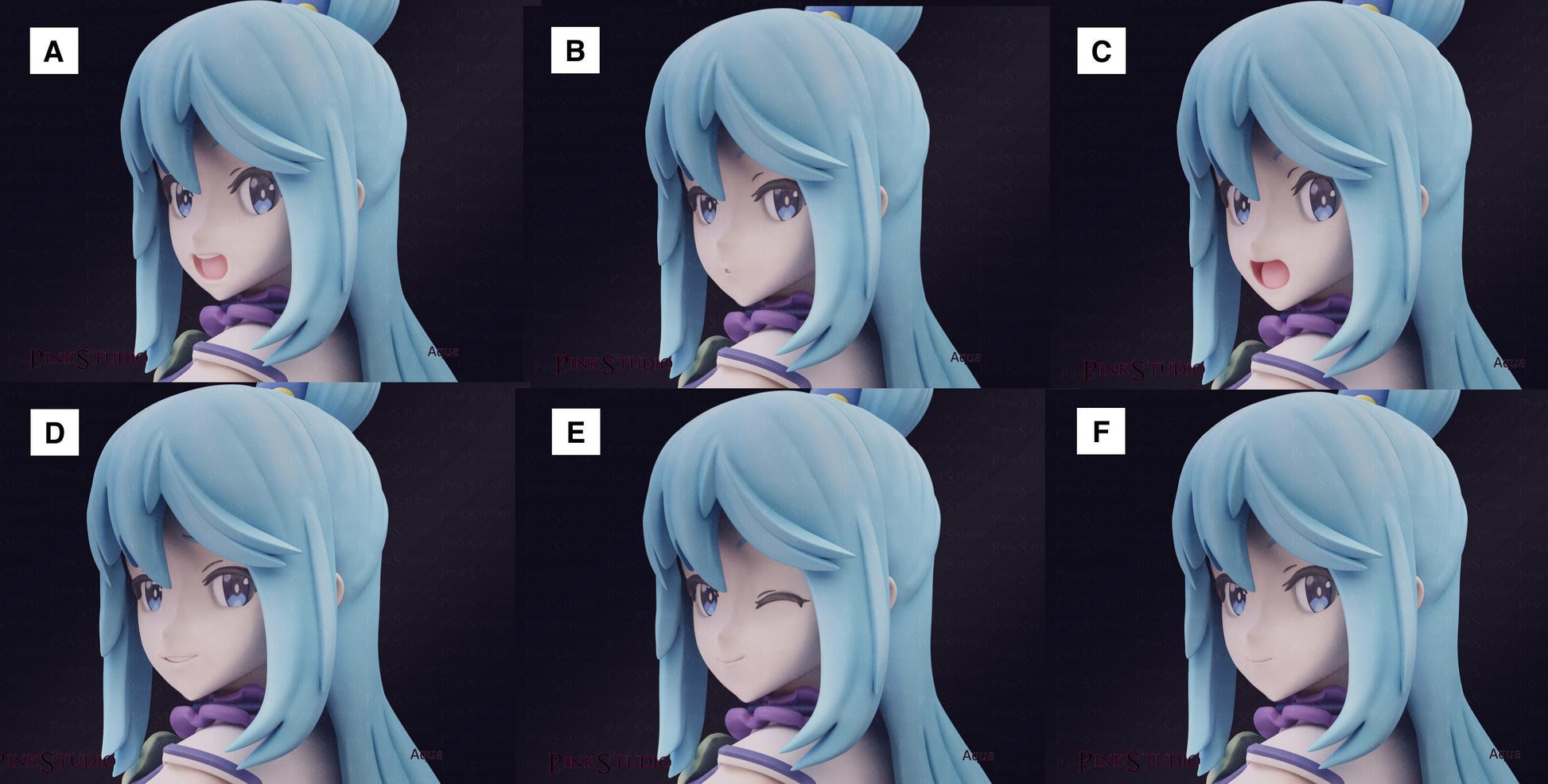 Konosuba Inspired Fanart Aqua Resin Model Kit