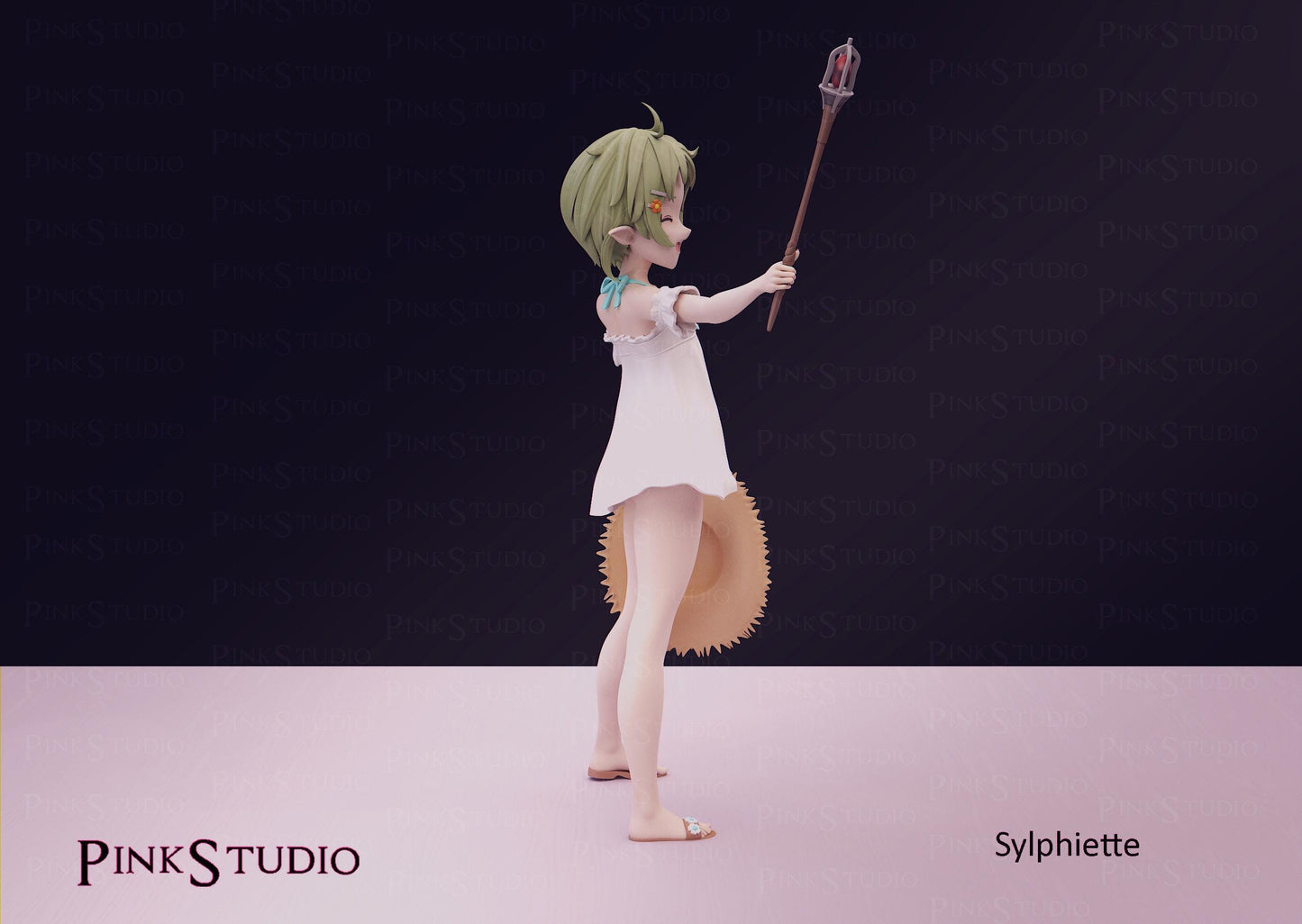 Mushoku Tensei Inspired Fanart Sylphiette Resin Model Kit