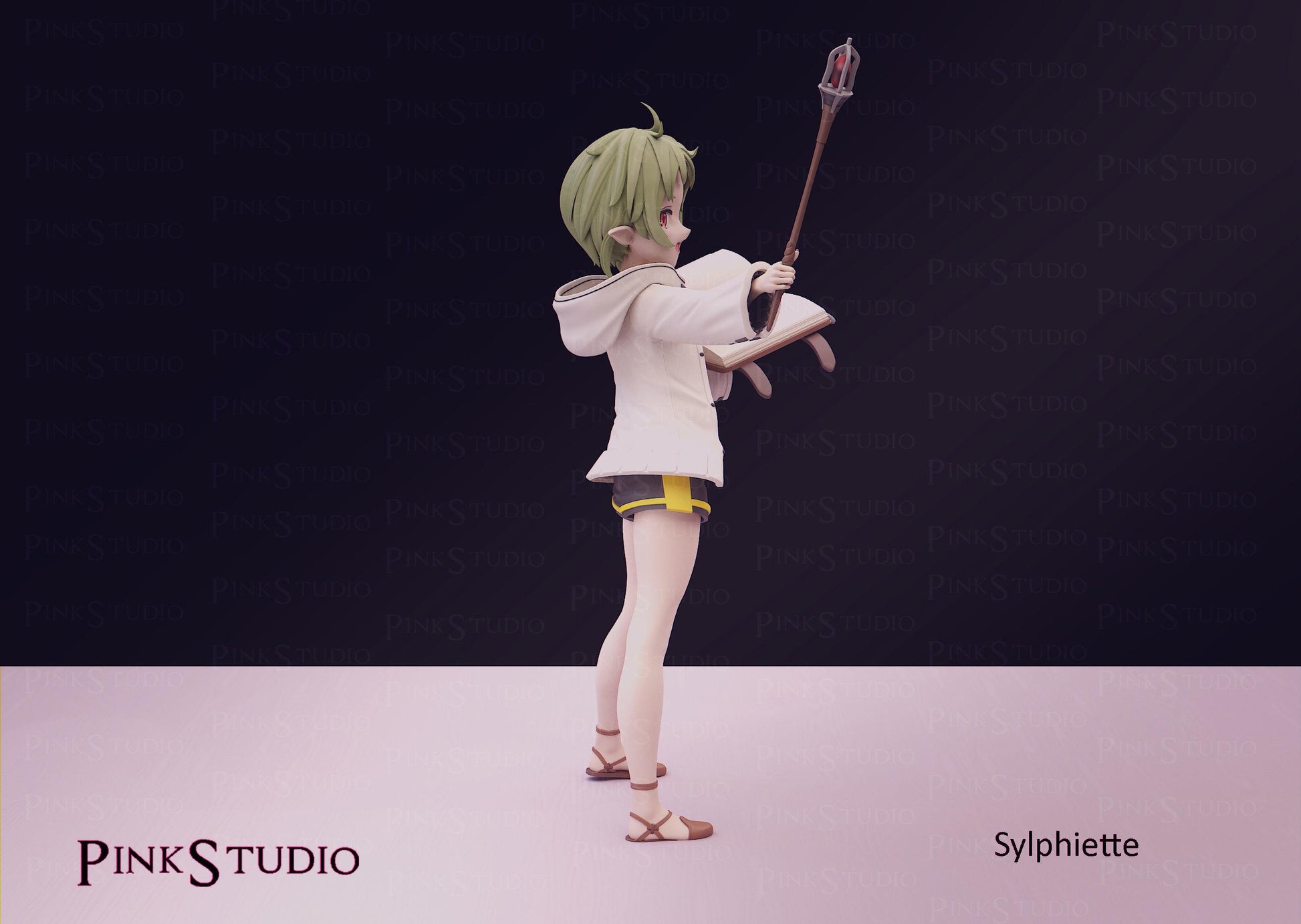 Mushoku Tensei Inspired Fanart Sylphiette Resin Model Kit