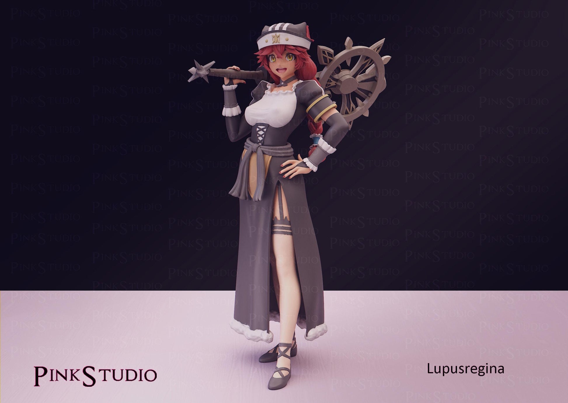 Overlord Inspired Fanart Lupusregina Beta Resin Model Kit 19cm