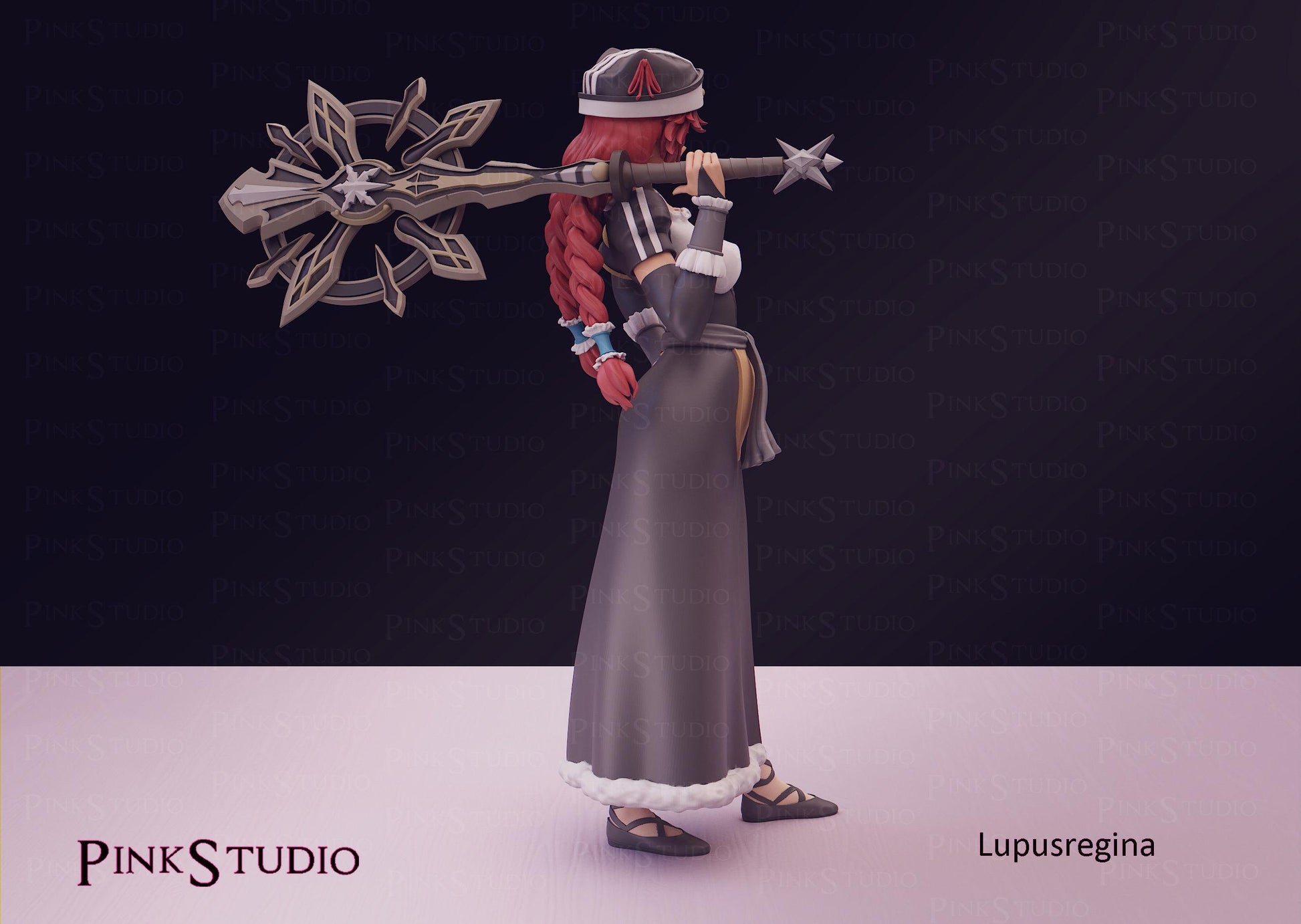 Overlord Inspired Fanart Lupusregina Beta Resin Model Kit 19cm