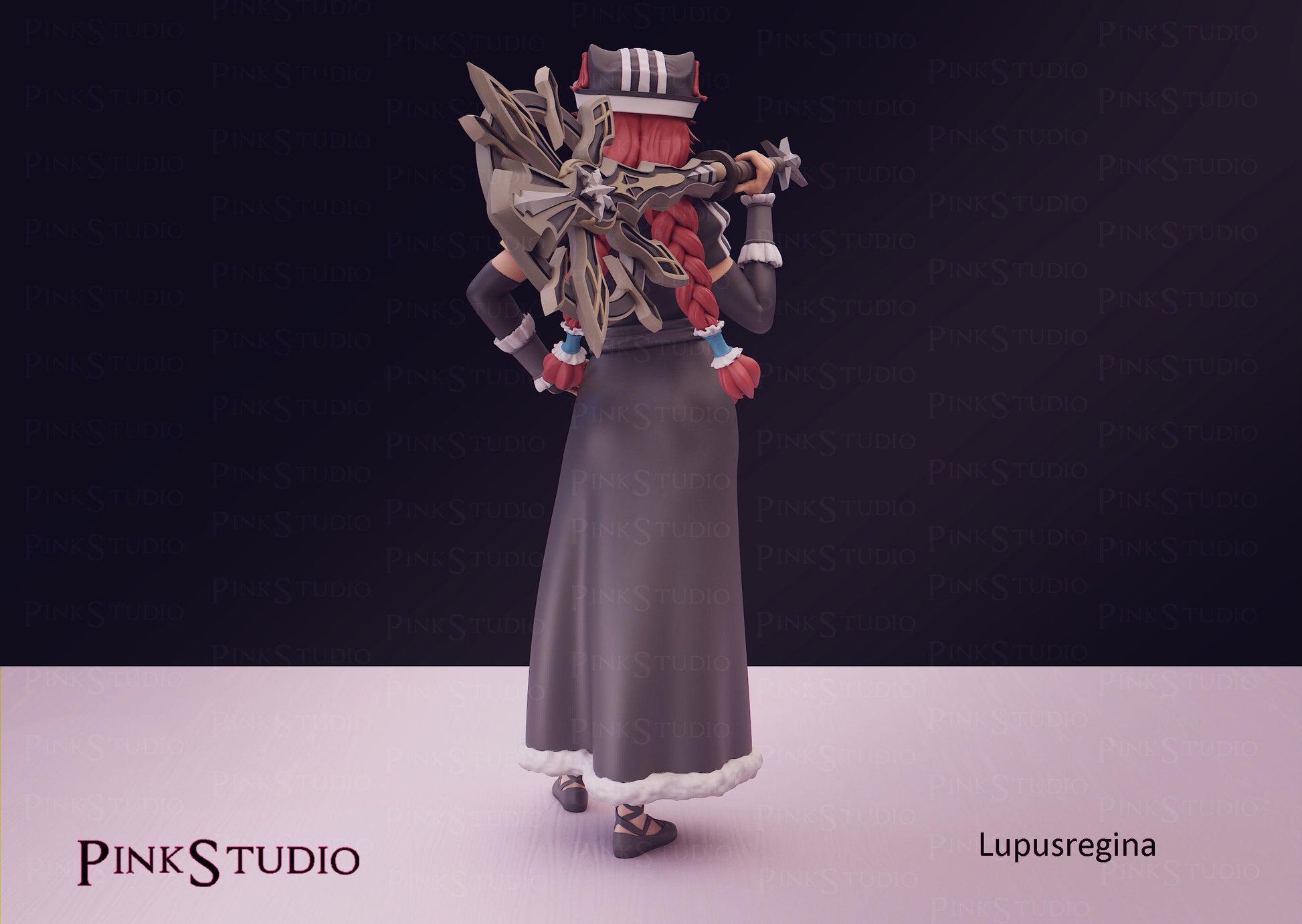 Overlord Inspired Fanart Lupusregina Beta Resin Model Kit 19cm