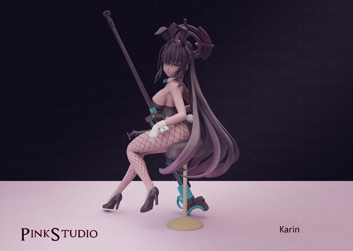 Blue Archive Inspired Fanart Karin Resin Model Kit 14.5cm