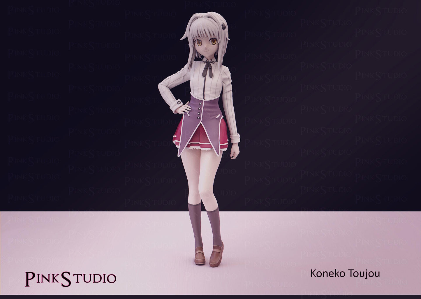High School Dxd Inspired Fanart Koneko Toujou Resin Model Kit 17.25cm