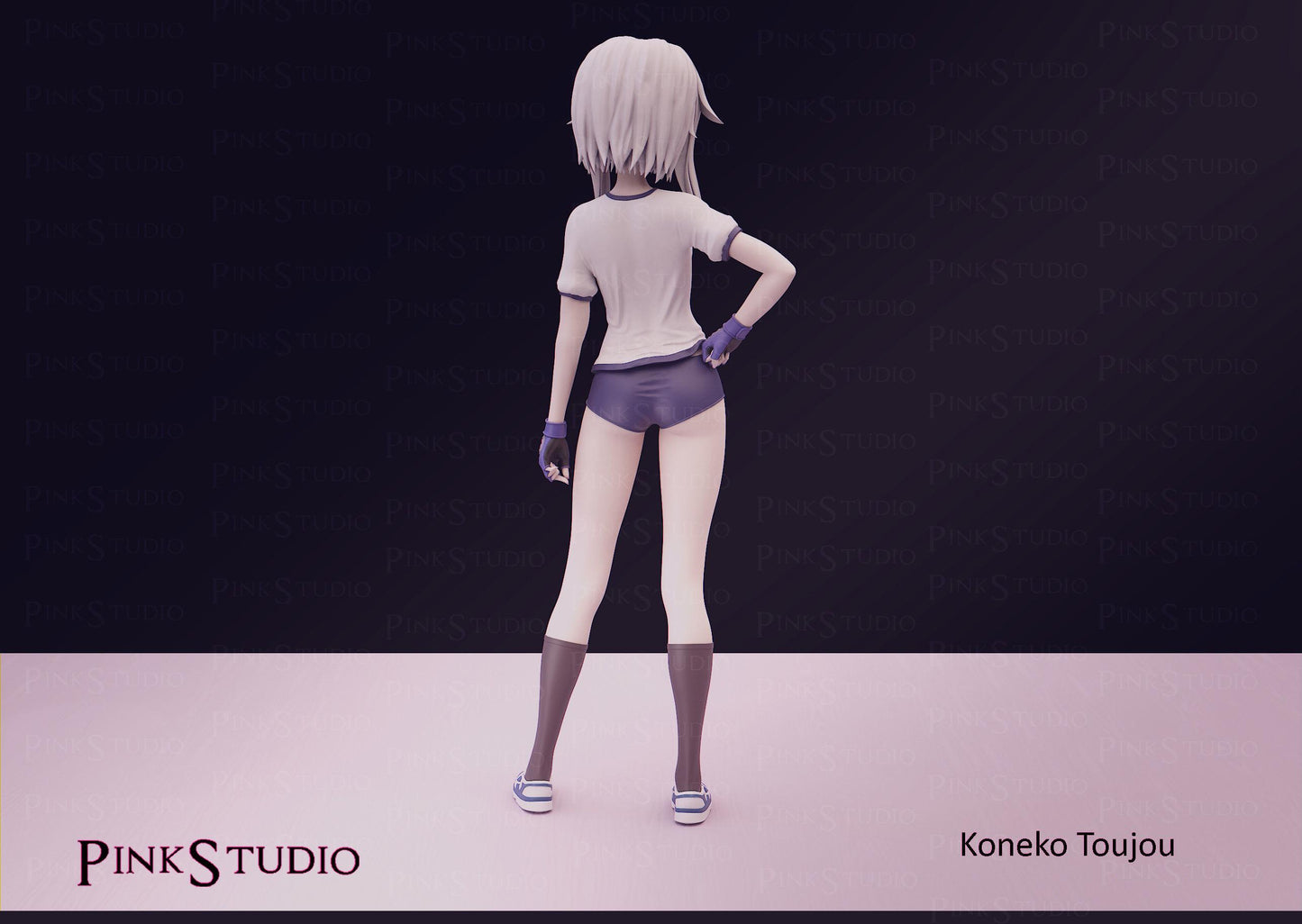 High School Dxd Inspired Fanart Koneko Toujou Resin Model Kit 17.25cm