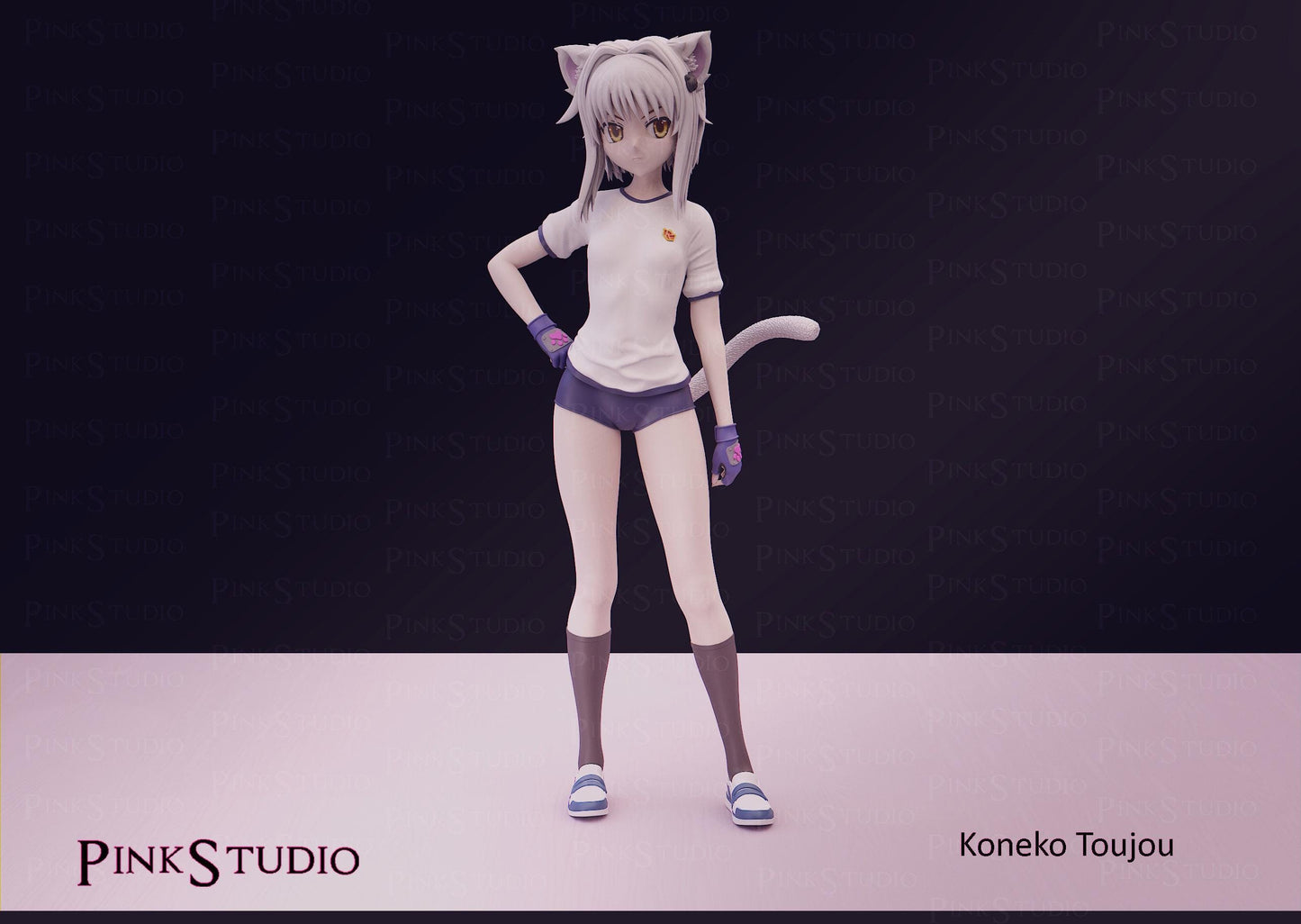 High School Dxd Inspired Fanart Koneko Toujou Resin Model Kit 17.25cm