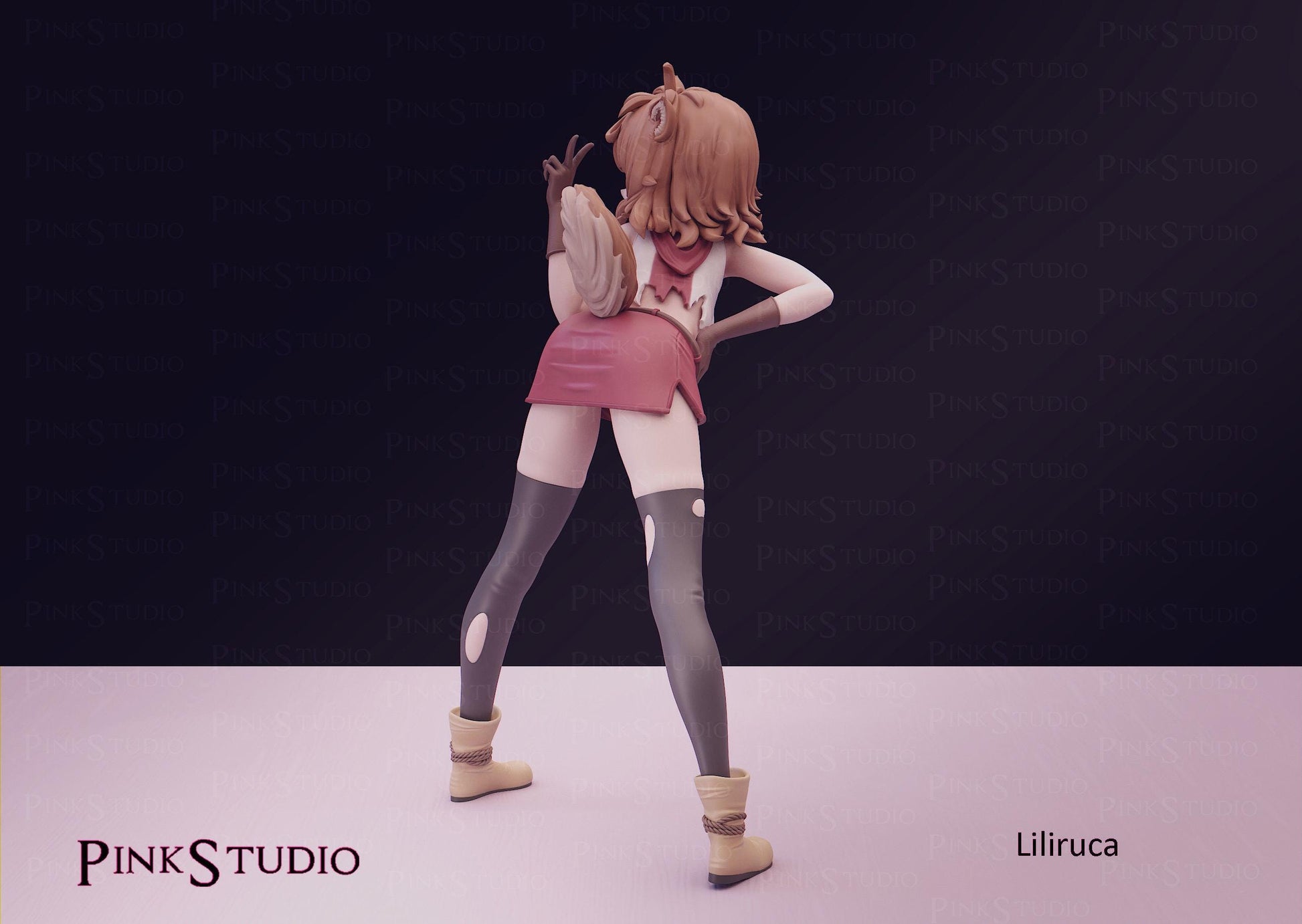 Danmachi Inspired Fanart Liliruca Arde Resin Model Kit 13cm