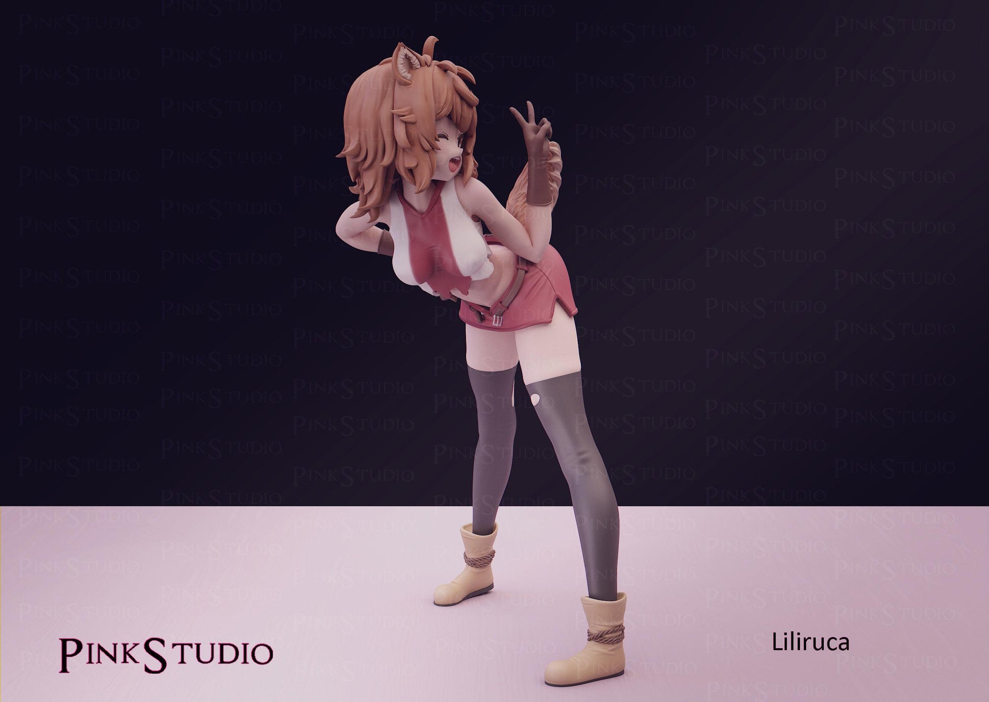 Danmachi Inspired Fanart Liliruca Arde Resin Model Kit 13cm