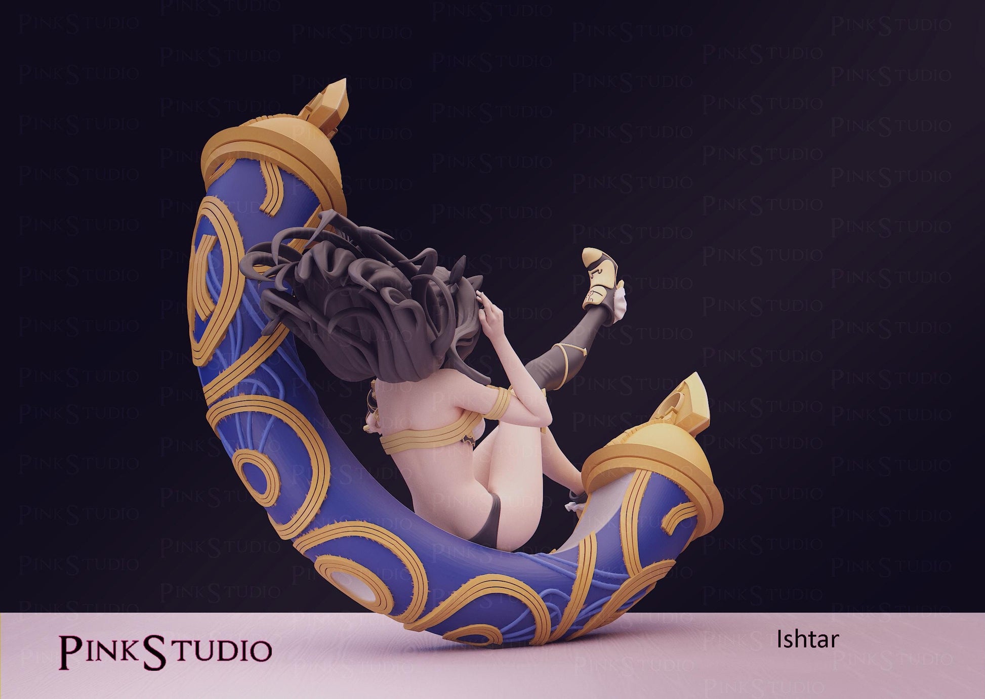Fate Grand Order Inspired Fanart Ishtar Resin Model Kit 8cm