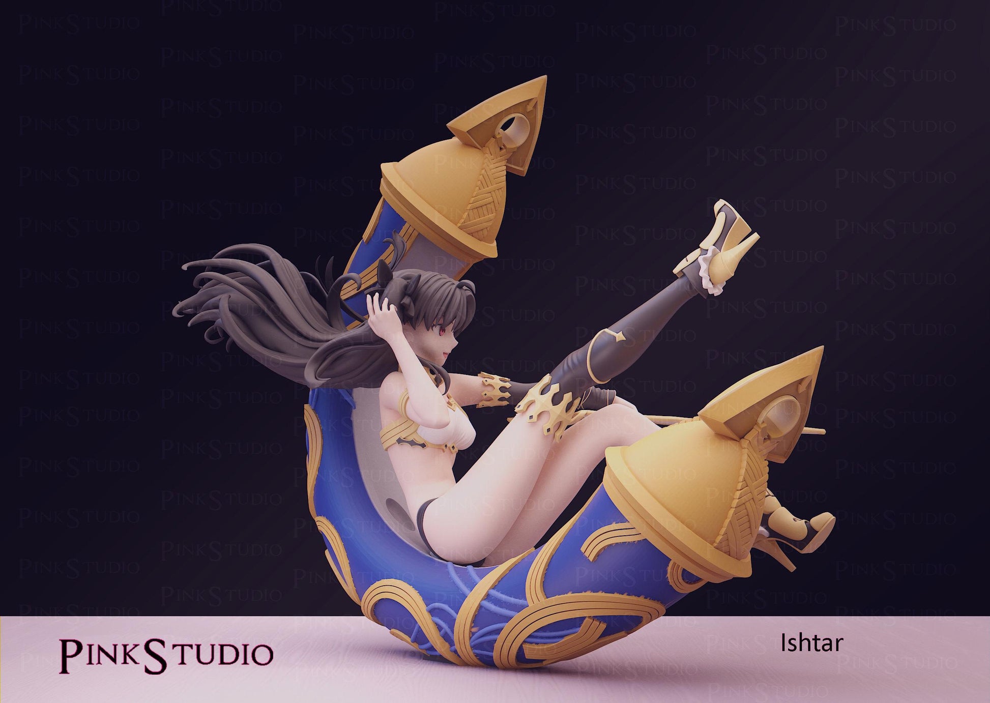 Fate Grand Order Inspired Fanart Ishtar Resin Model Kit 8cm